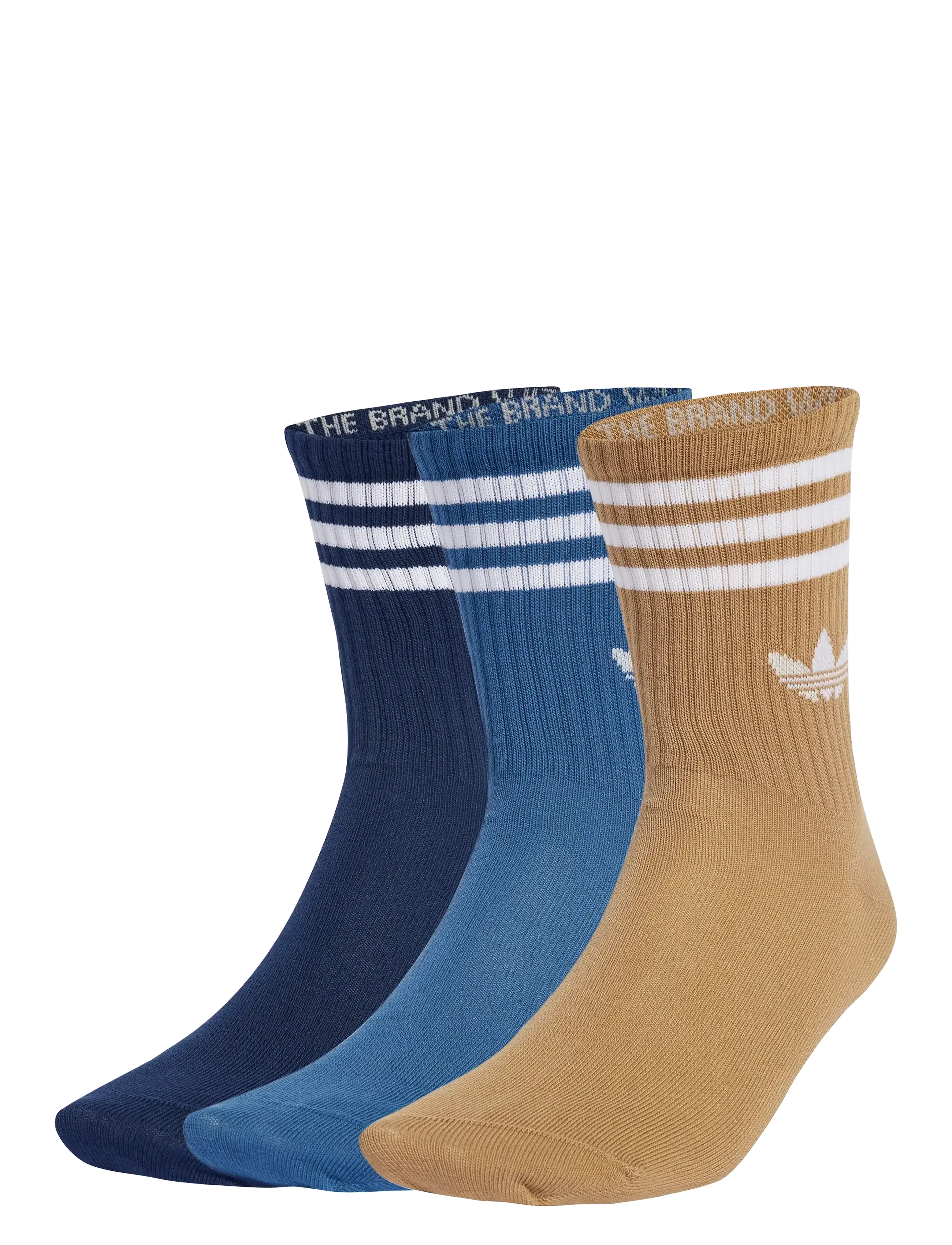 adidas Originals 3S CREW S 3P - Undertøj - ASHBLU/NINDIG/CARDBO / blue