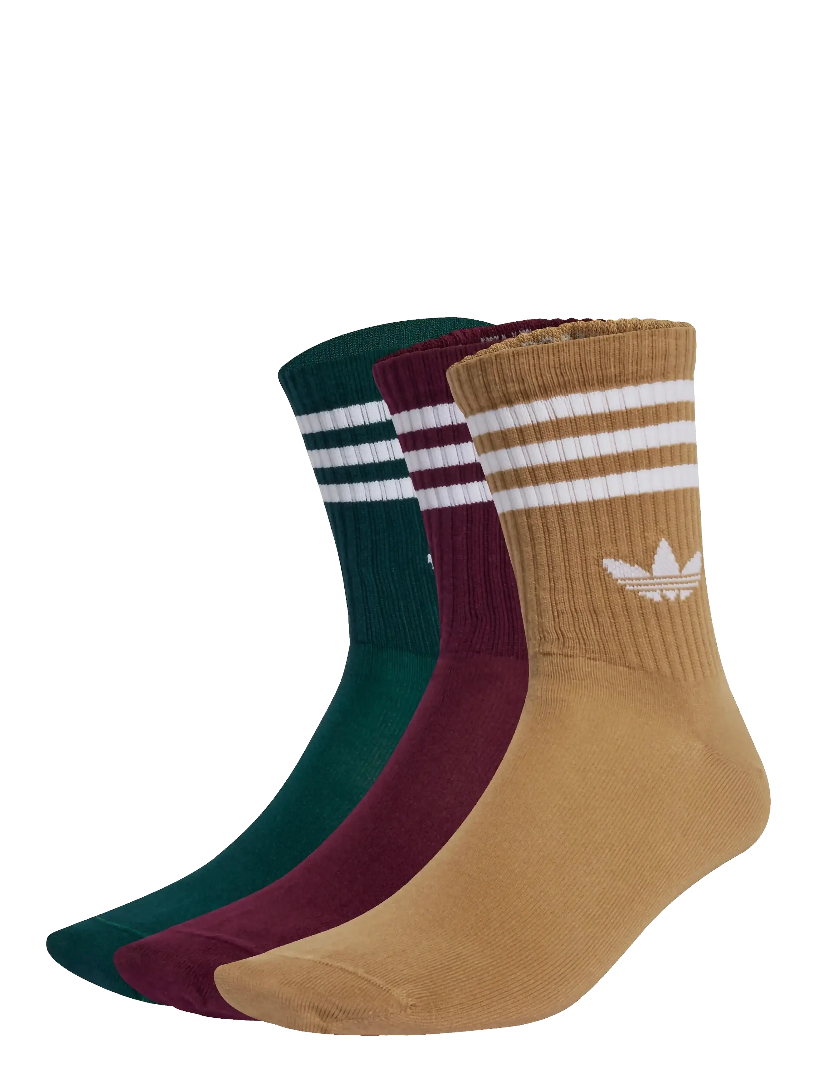 adidas Originals 3S CREW S 3P - Undertøj - MAROON/AURIVY/CARDBO / multi