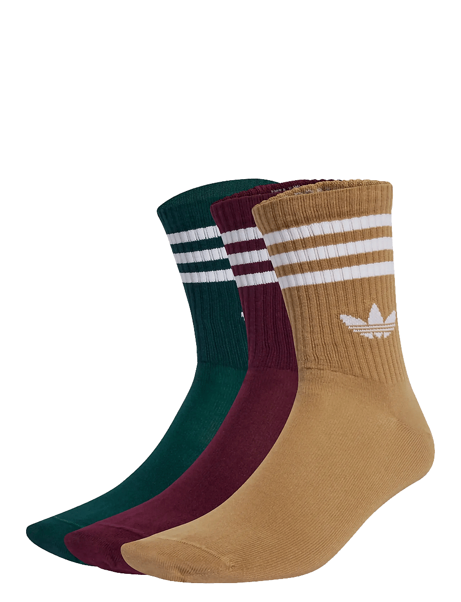 adidas Originals - 3S CREW S 3P - sportstrømper - maroon/aurivy/cardbo - 0
