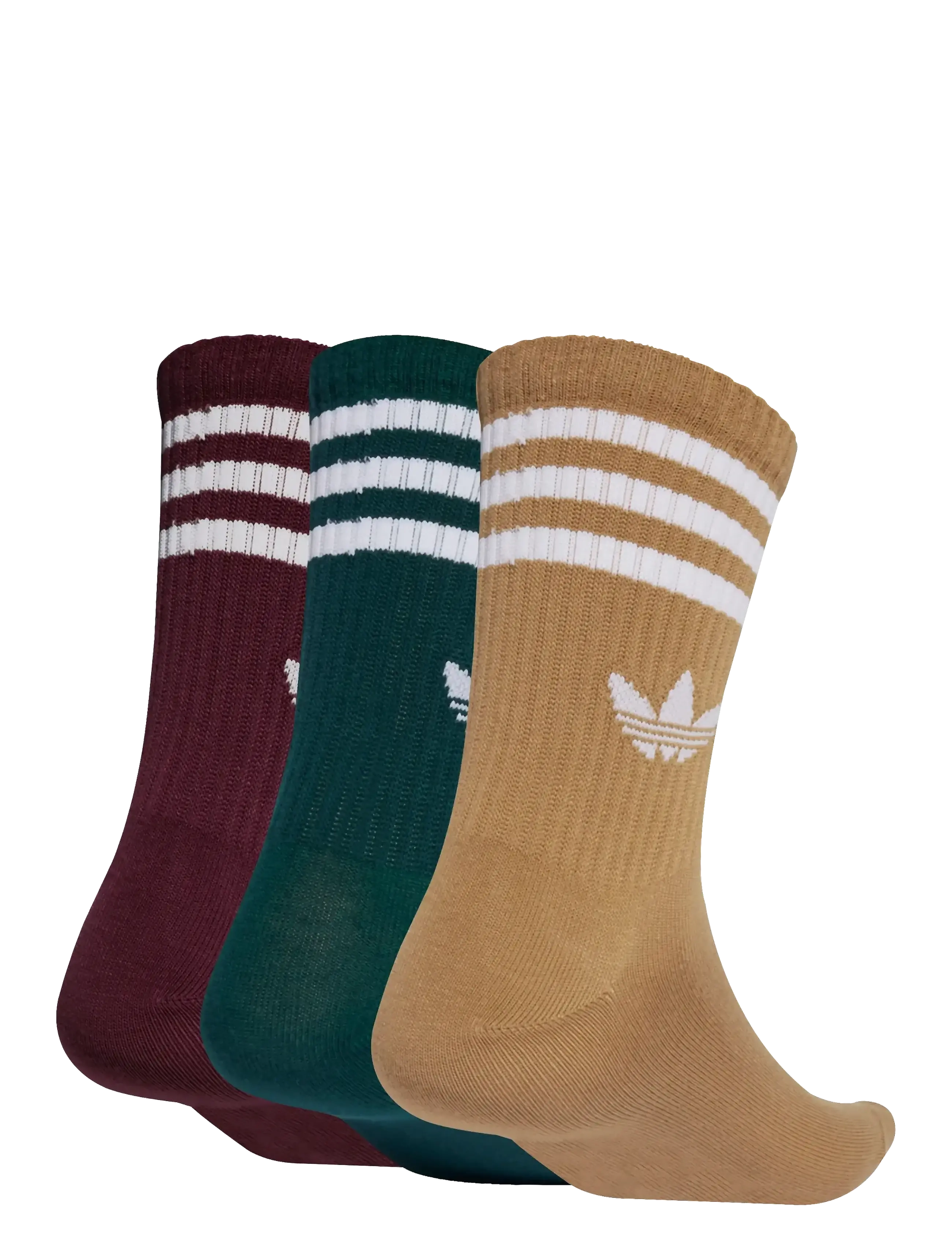 adidas Originals - 3S CREW S 3P - sportstrømper - maroon/aurivy/cardbo - 1
