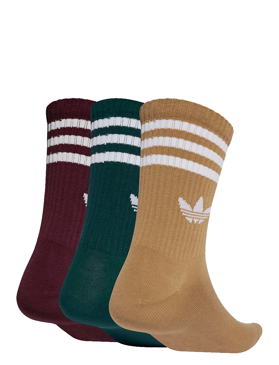 adidas Originals - 3S CREW S 3P - sportstrømper - maroon/aurivy/cardbo - 1