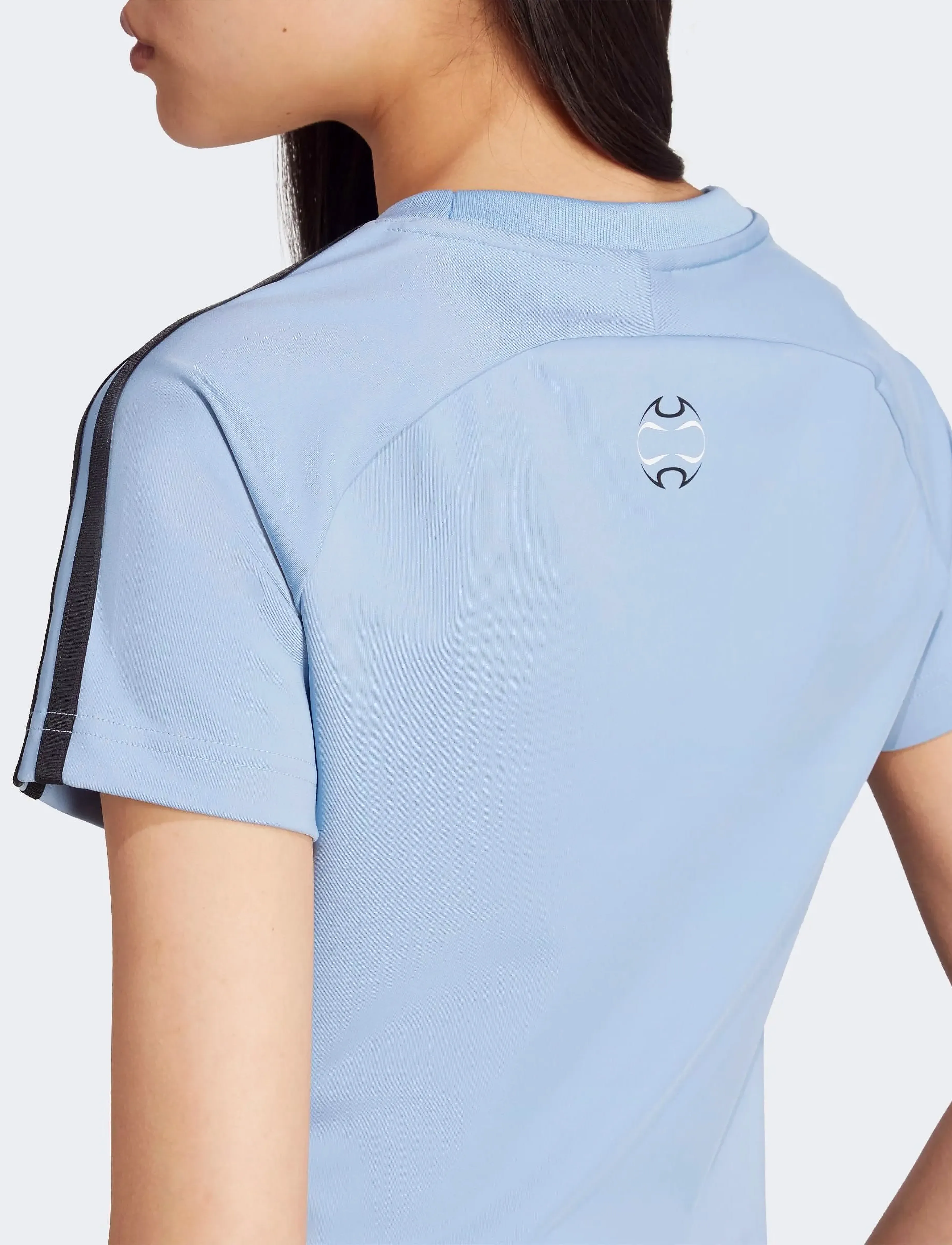 adidas Originals - TEAMGEIST TEE - alussärgid ja t-särgid - ashblu/black - 2