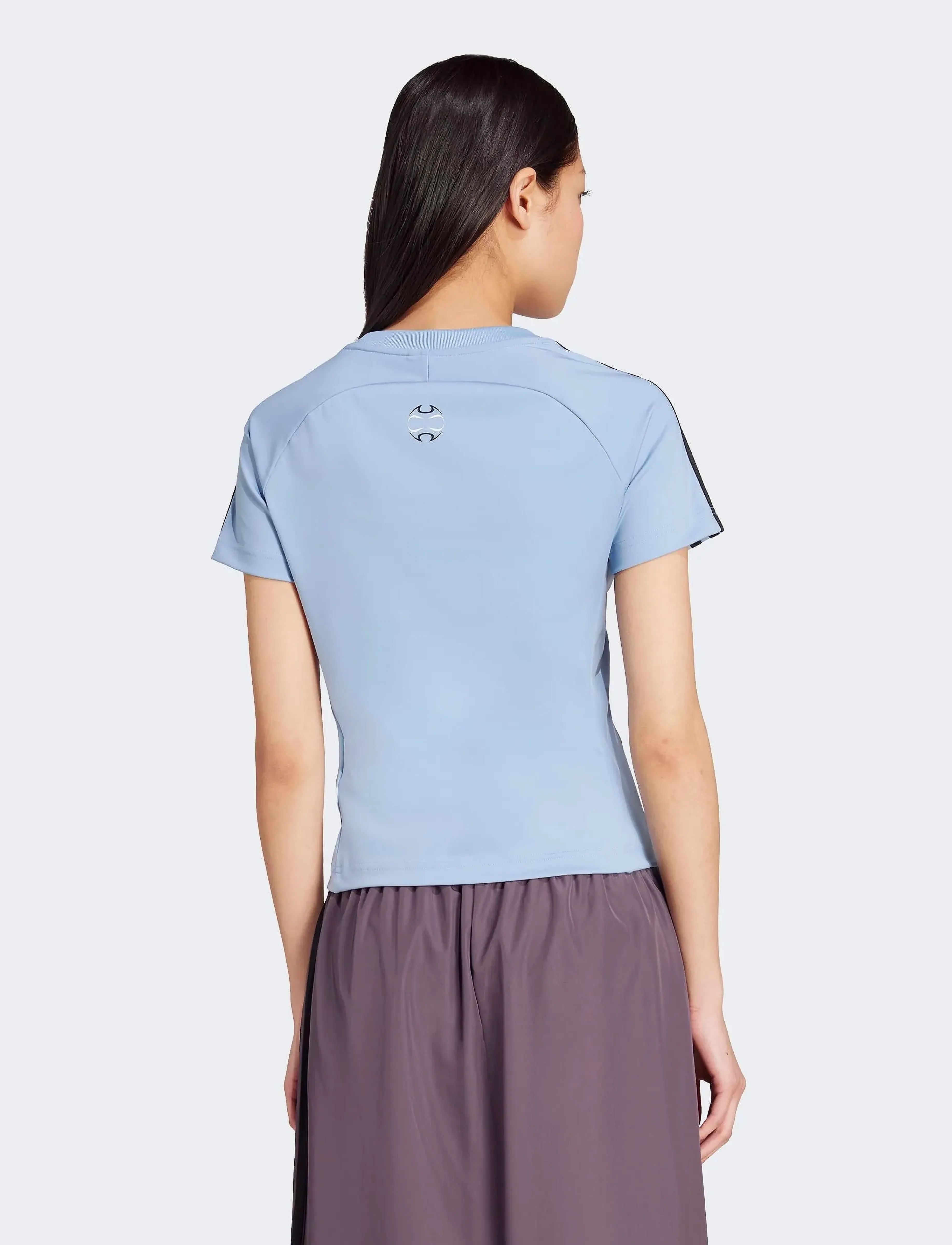 adidas Originals - TEAMGEIST TEE - alussärgid ja t-särgid - ashblu/black - 5