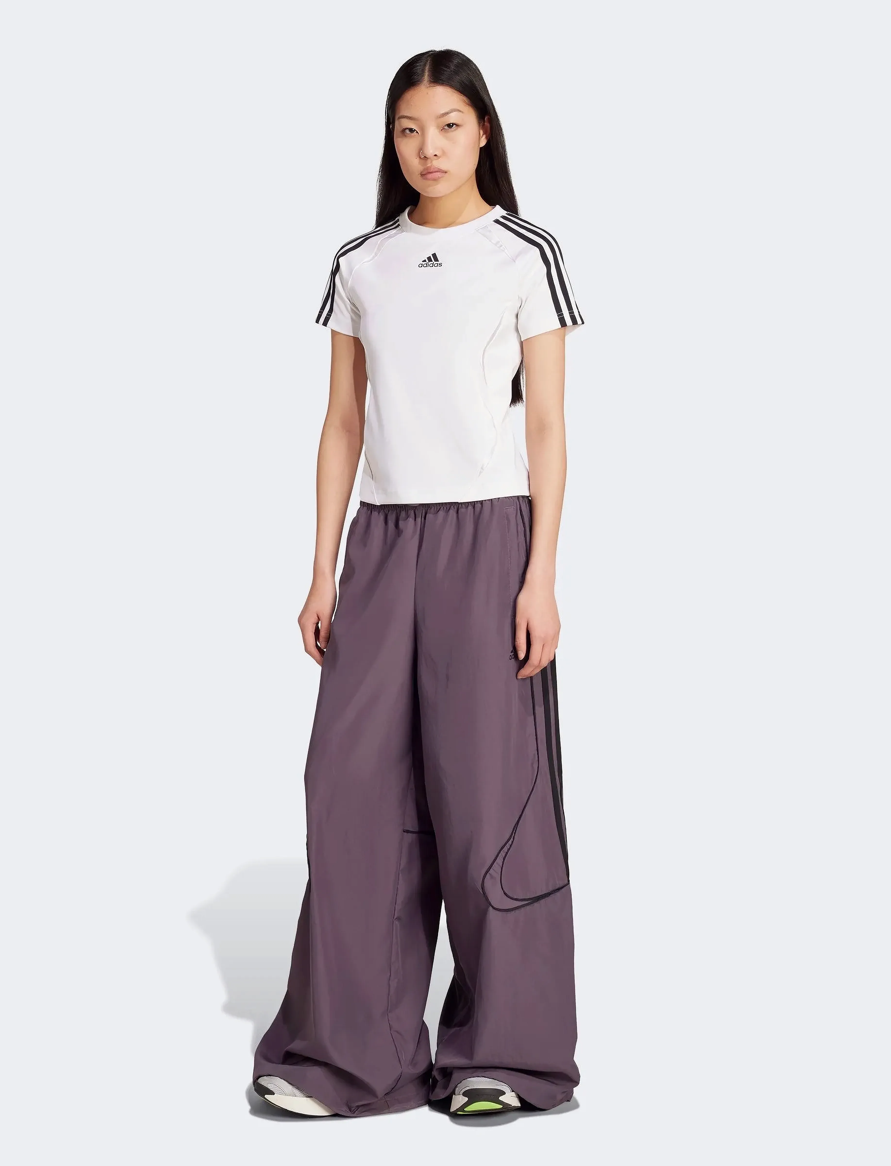 adidas Originals TEAMGEIST TEE - T-shirts & Toppar - WHITE/BLACK / white