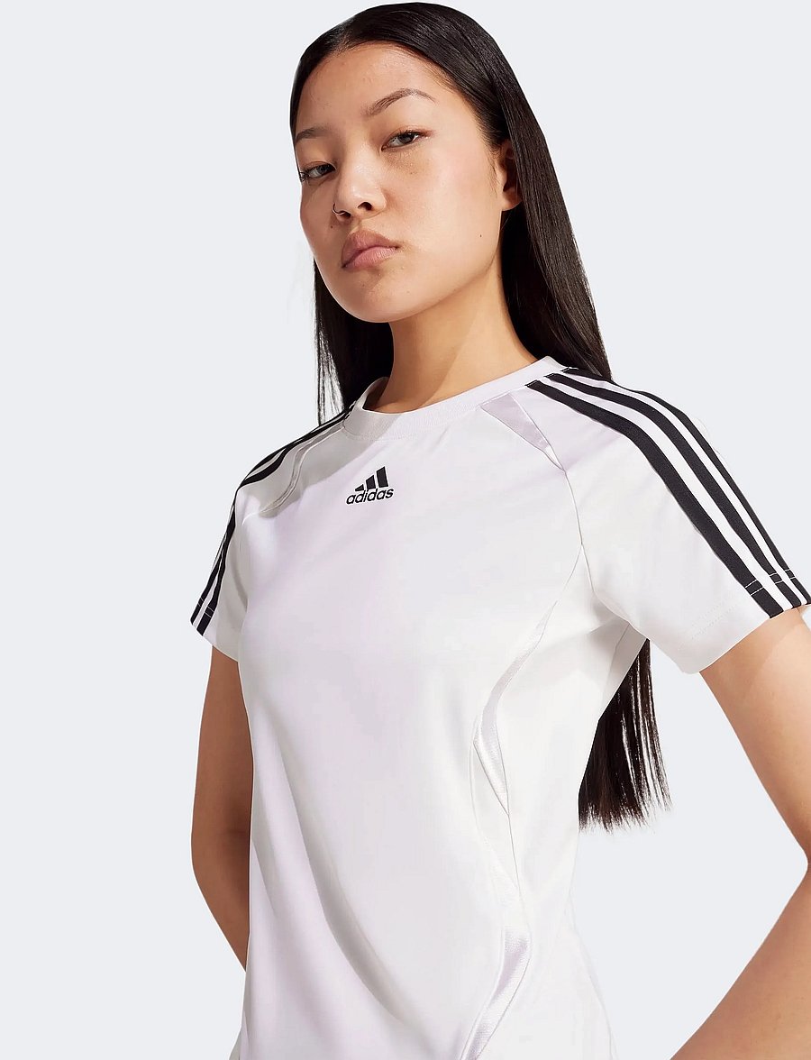 adidas Originals - TEAMGEIST TEE - toppar og stuttermabolir - white/black - 2