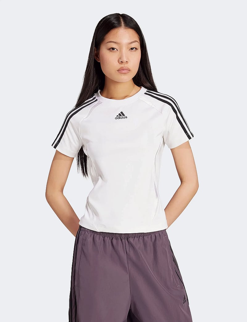 adidas Originals - TEAMGEIST TEE - t-shirts - white/black - 5