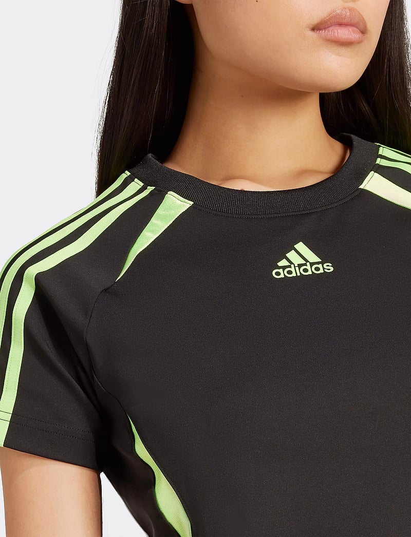 adidas Originals - TEAMGEIST TEE - t-shirts - black/siggnr - 4