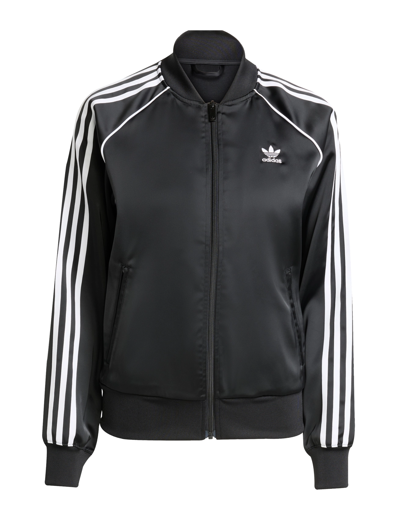 adidas Originals SST SATIN TT - Kampagne - BLACK/WHITE / black
