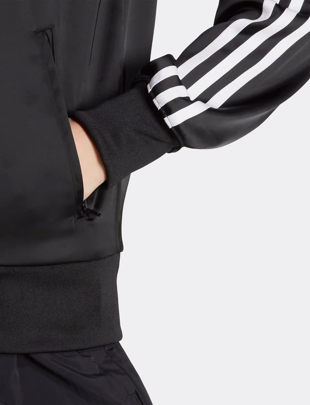 adidas Originals - SST SATIN TT - overdele - black/white - 2