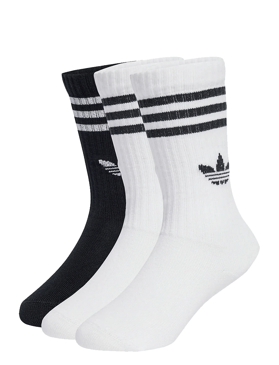 adidas Originals - CREW SOCK 3P - chaussettes - white/black - 1