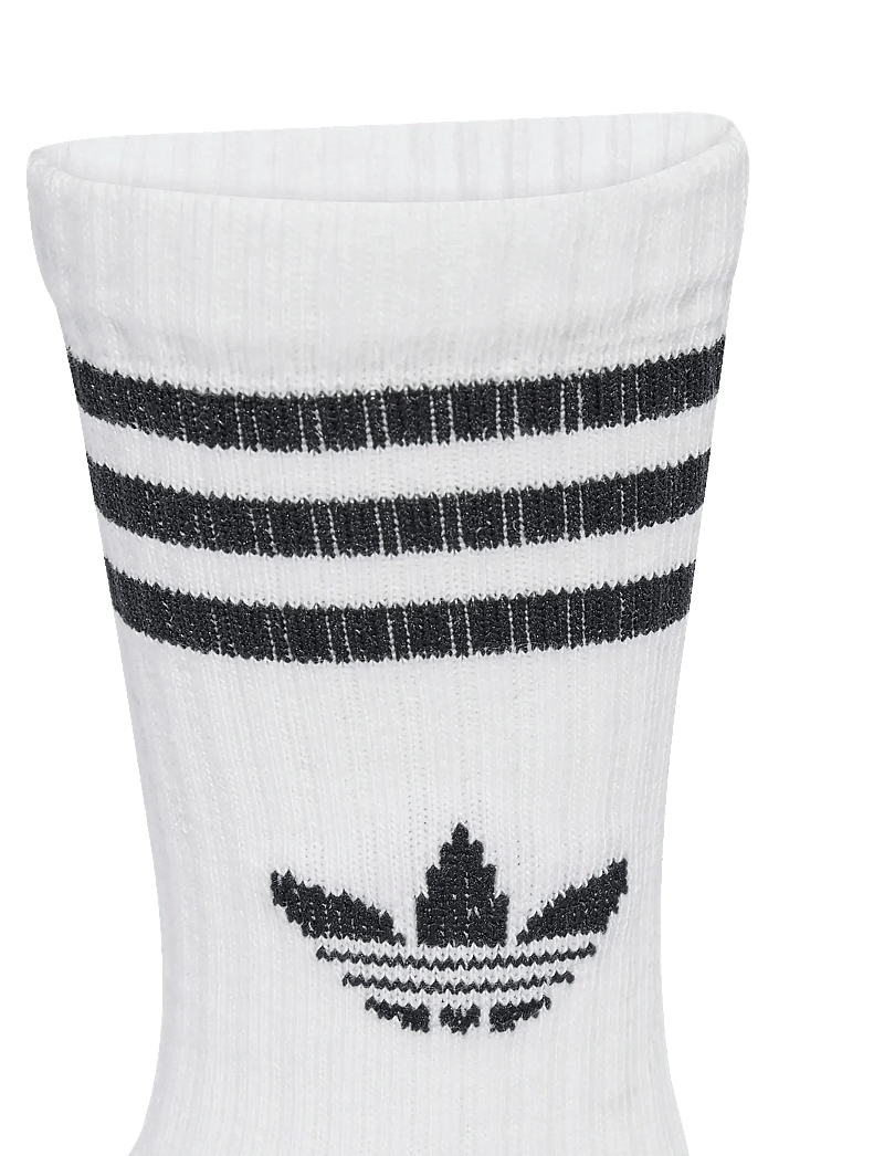 adidas Originals - CREW SOCK 3P - socks - white/black - 0