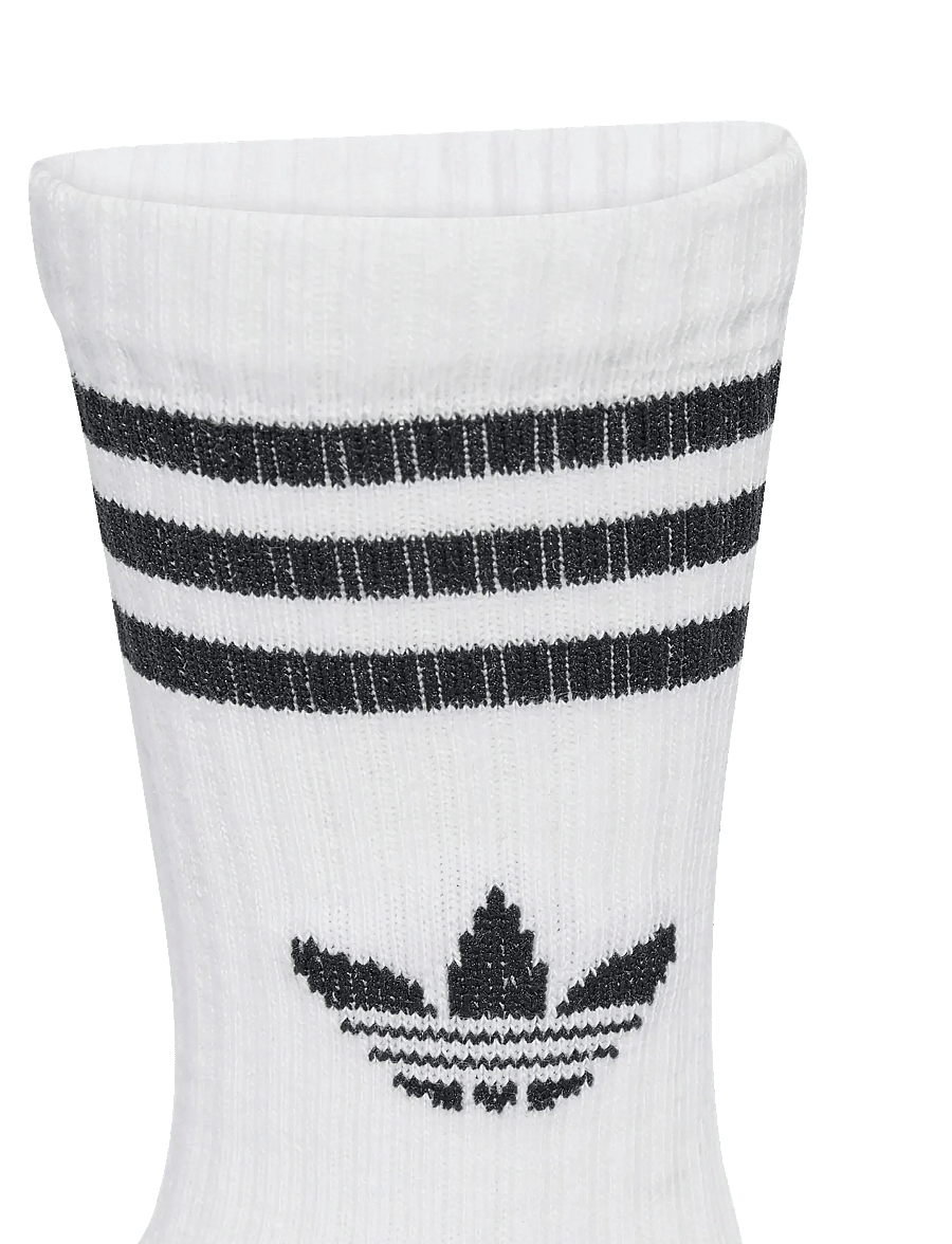 adidas Originals - CREW SOCK 3P - chaussettes - white/black - 0