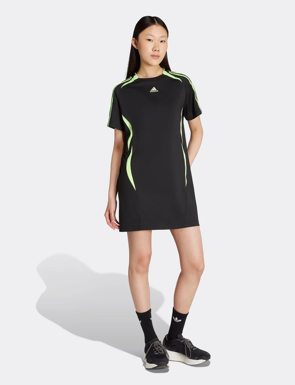 adidas Originals - TEAMGEIST DRESS - kjoler & nederdele - black/siggnr - 5