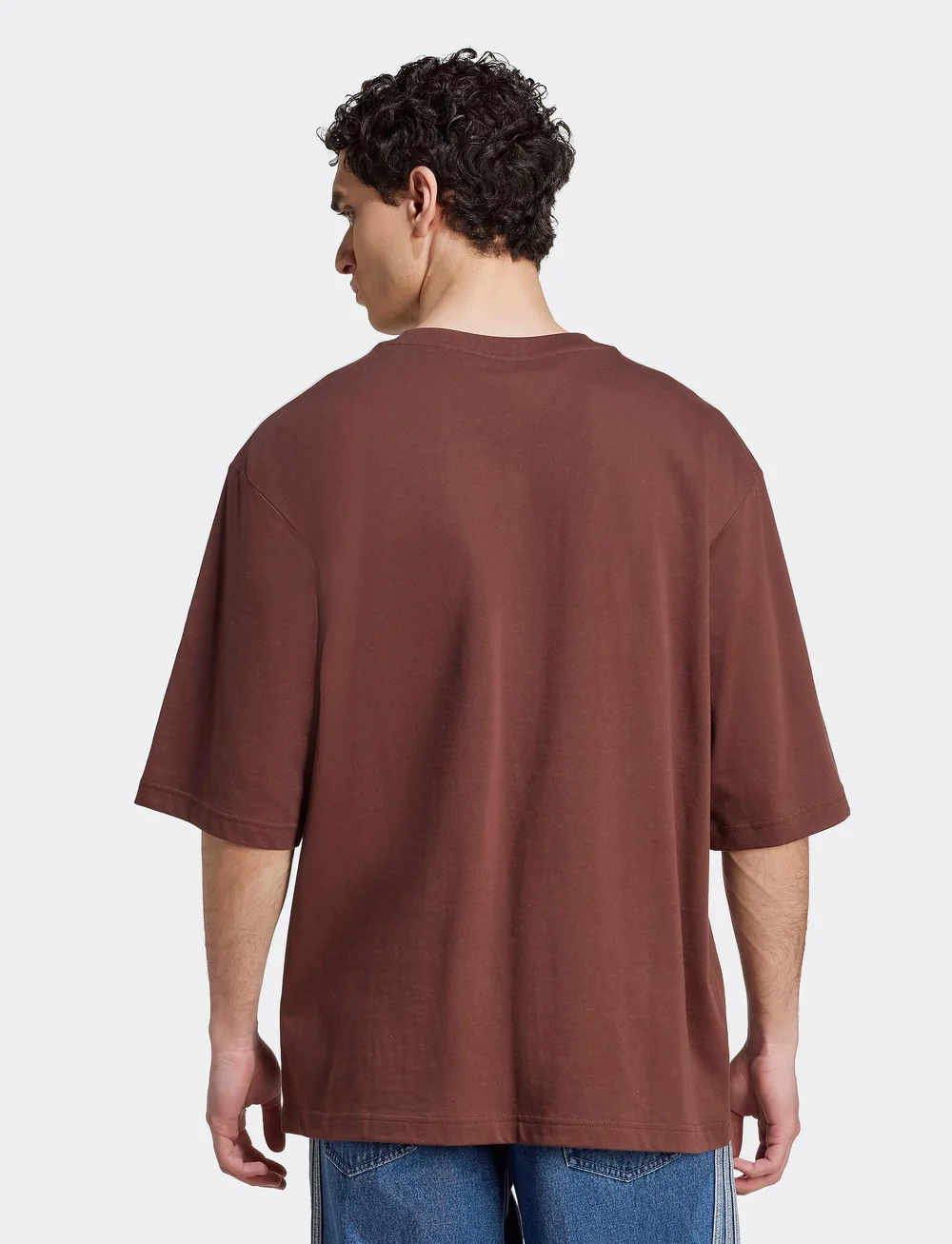 adidas Originals - Oversize tee - t-shirts - auburn/owhite - 3