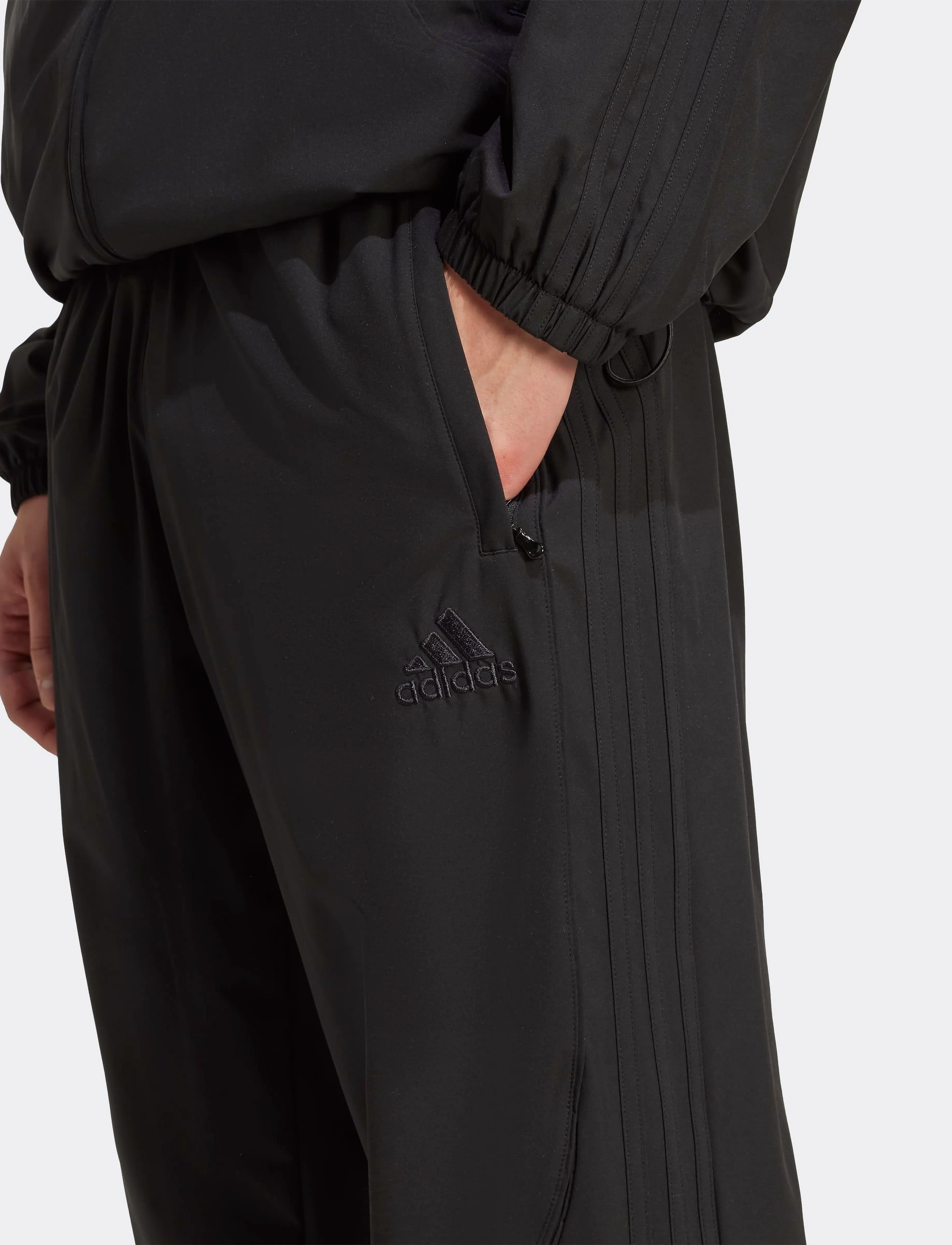 adidas Originals - TEAMGEIST TP - sports pants - black/black - 5