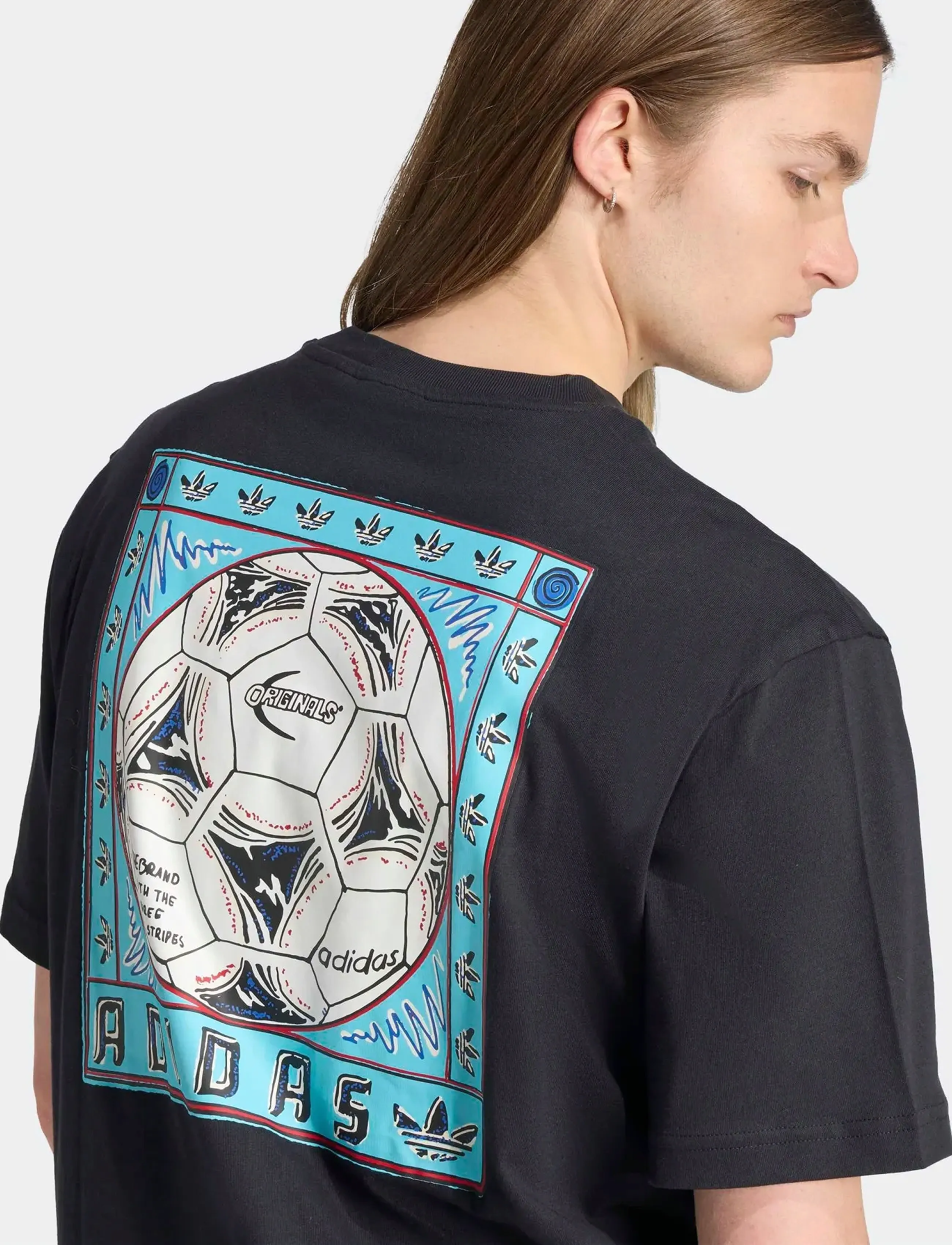adidas Originals - GRAPHIC TEE - alussärgid ja t-särgid - black - 3