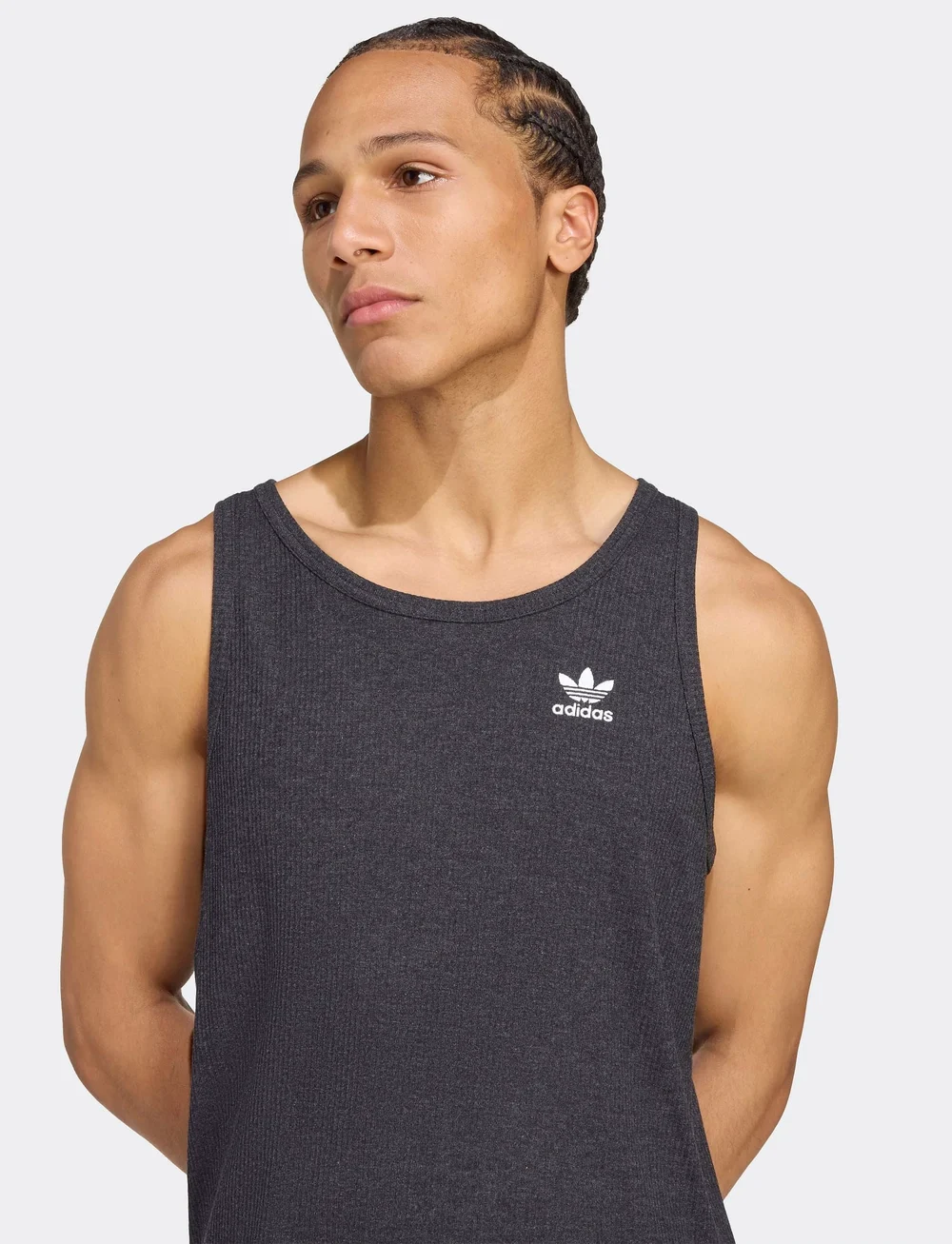 adidas Originals - ESS TANK - tank tops - black/white - 2