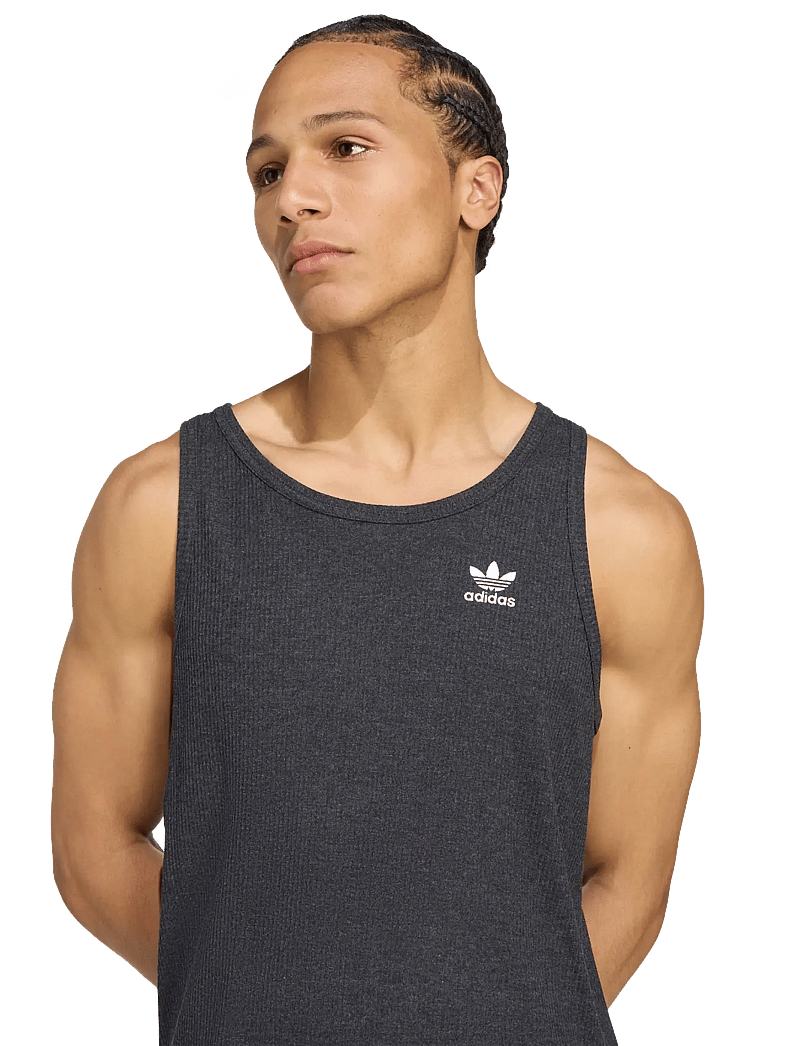 adidas Originals - ESS TANK - berankoviai marškinėliai - black/white - 3
