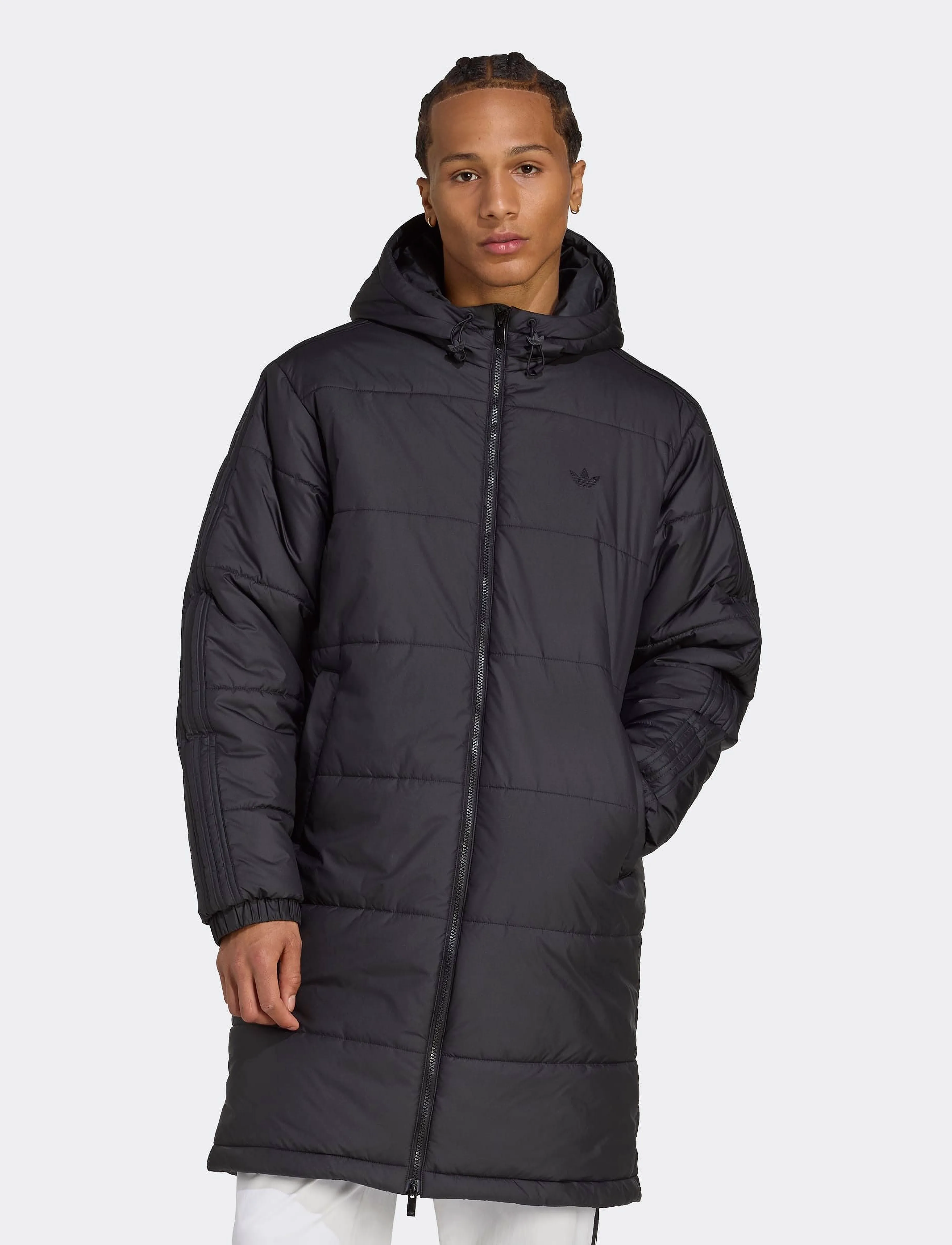adidas Originals - ADICOL LONG JKT - daunenjacken - black/black/black/bla - 0