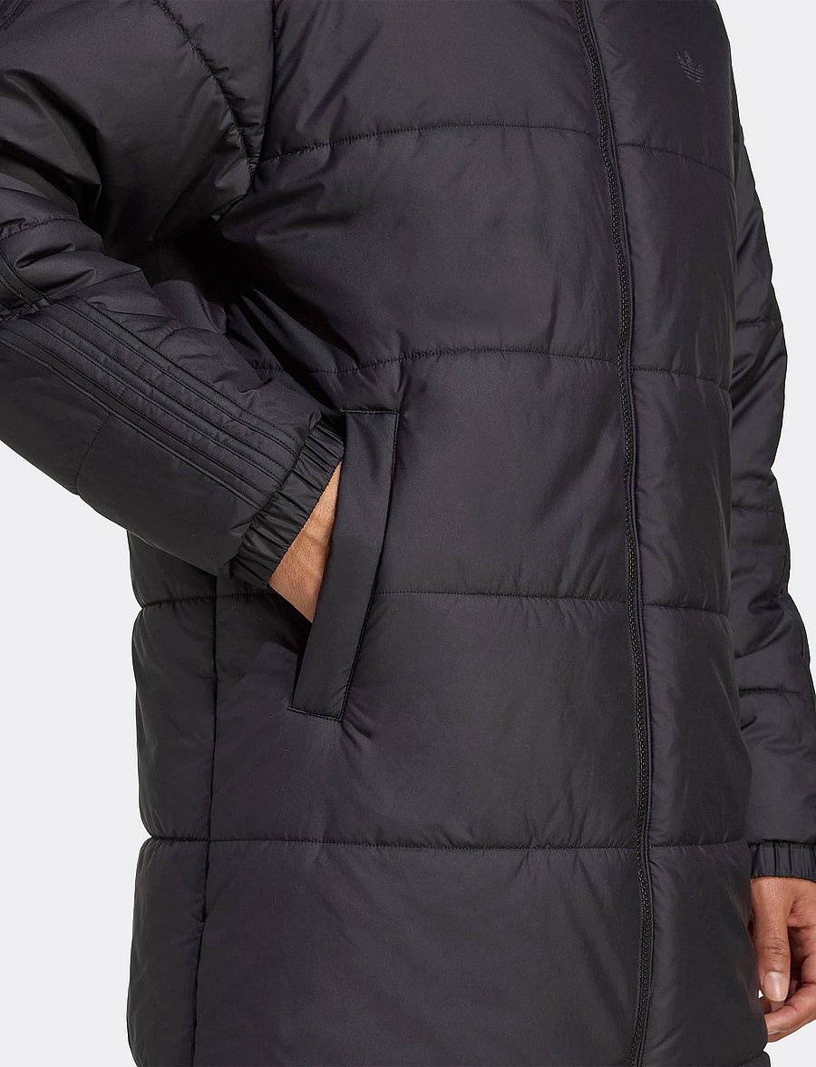 adidas Originals - ADICOL LONG JKT - daunenjacken - black/black/black/bla - 2
