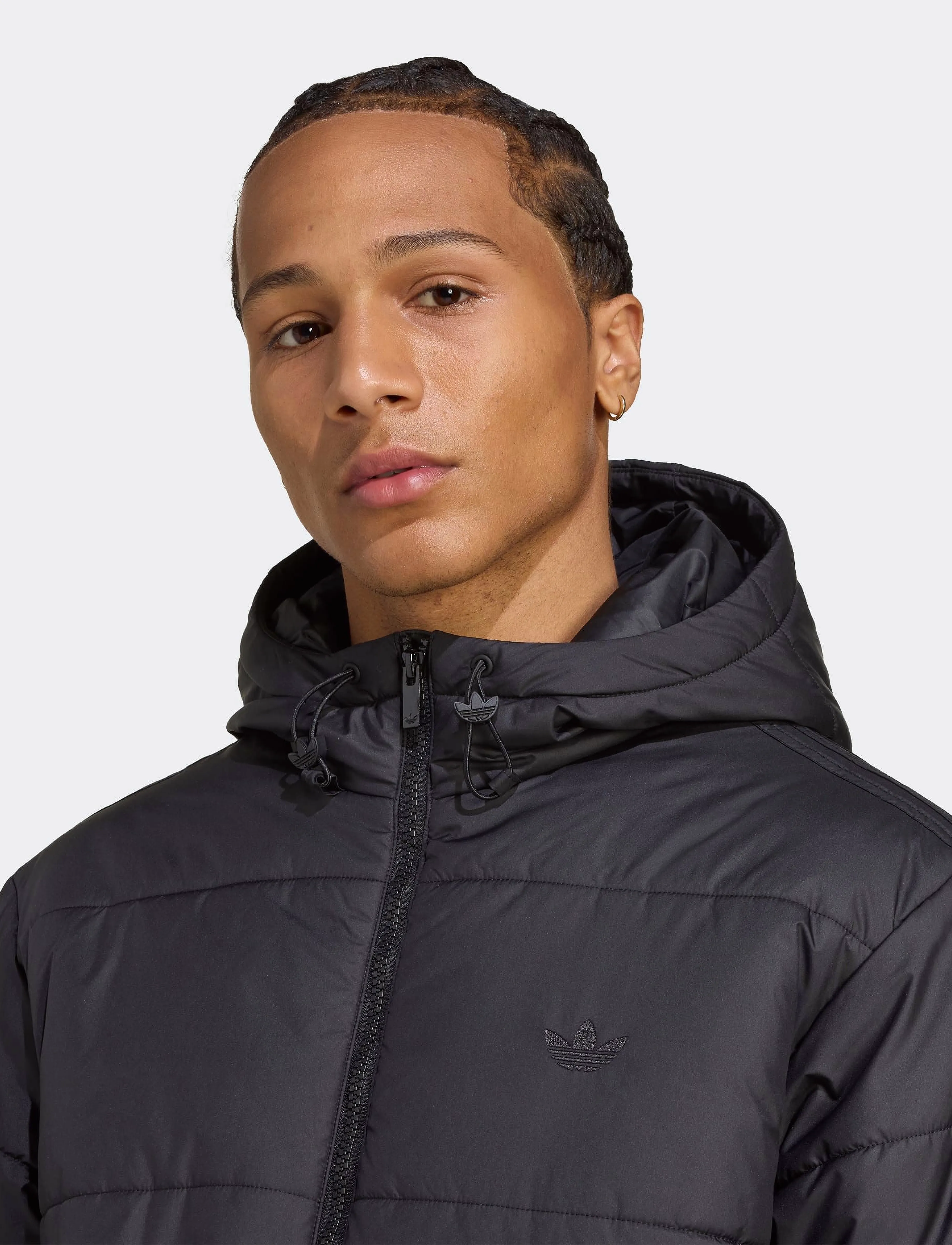 adidas Originals - ADICOL LONG JKT - daunenjacken - black/black/black/bla - 3