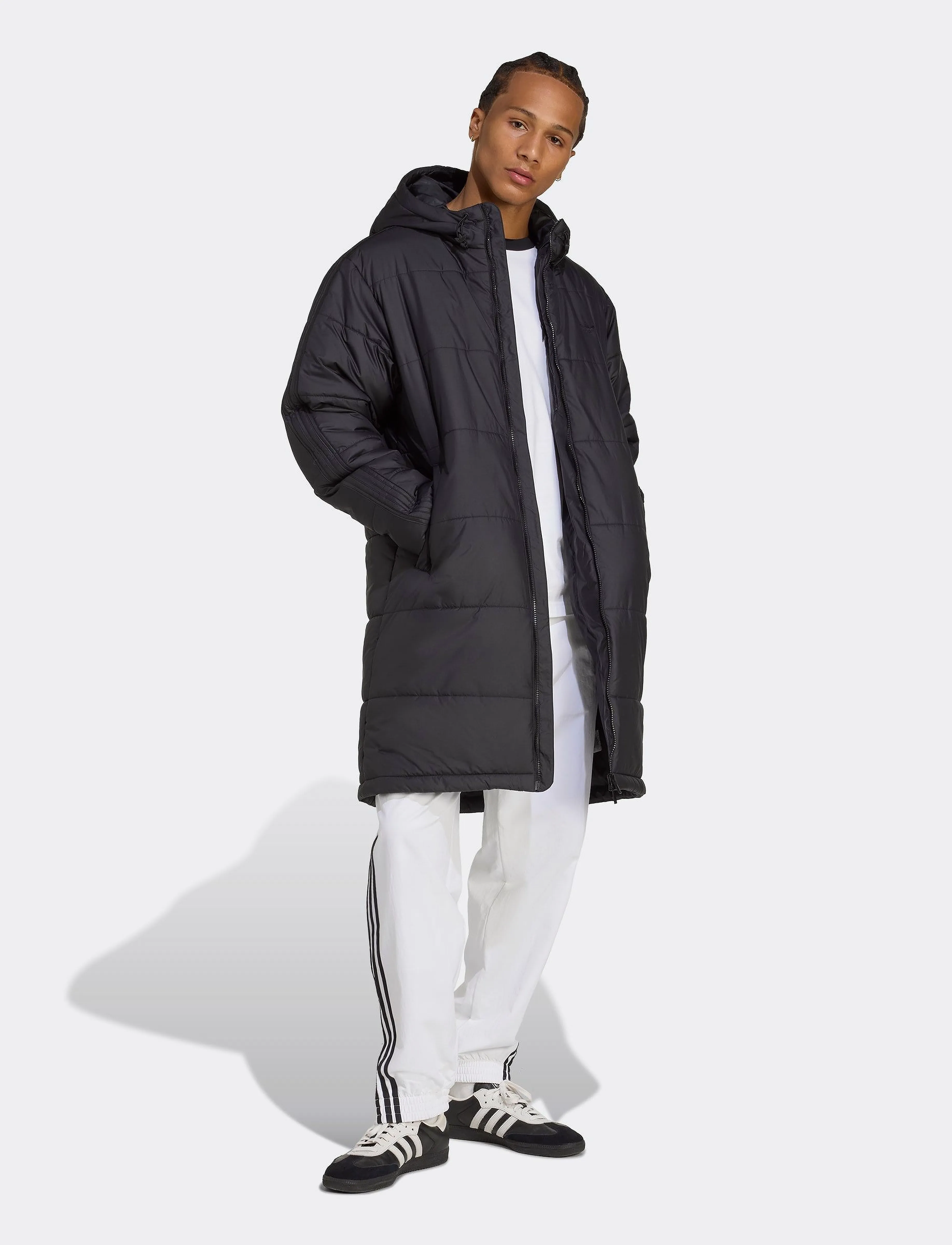 adidas Originals - ADICOL LONG JKT - daunenjacken - black/black/black/bla - 5