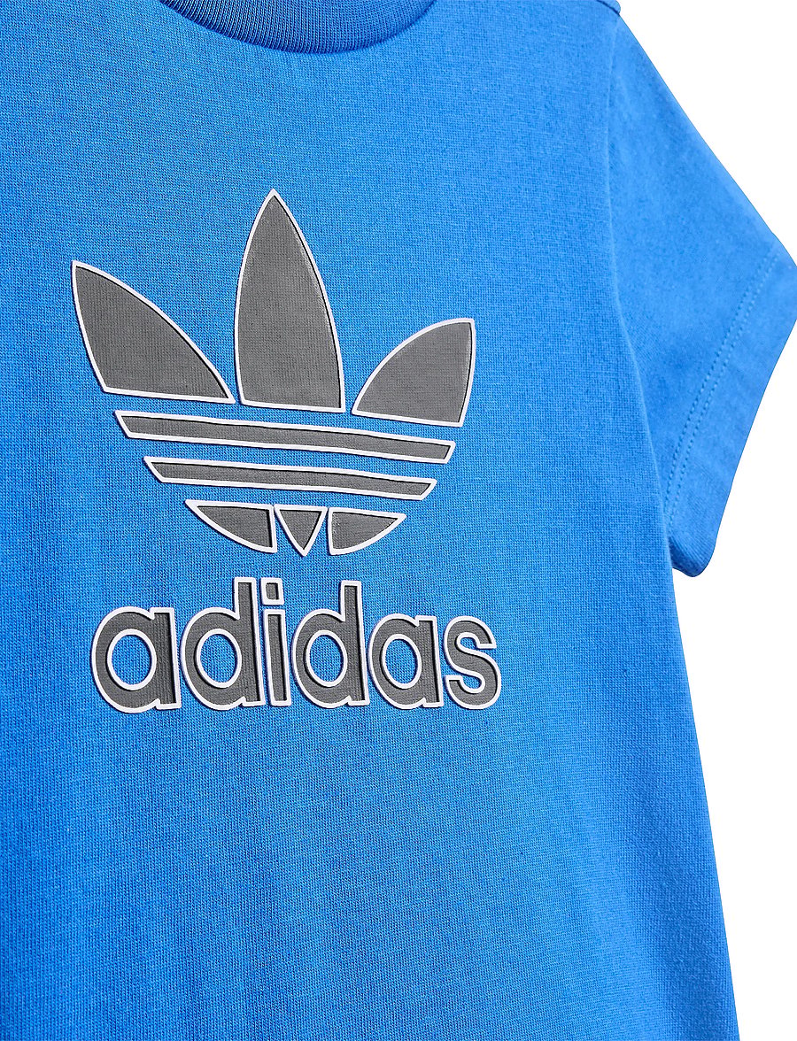 adidas Originals - SHORT TEE SET - 2-teilige sets - blue/black - 4