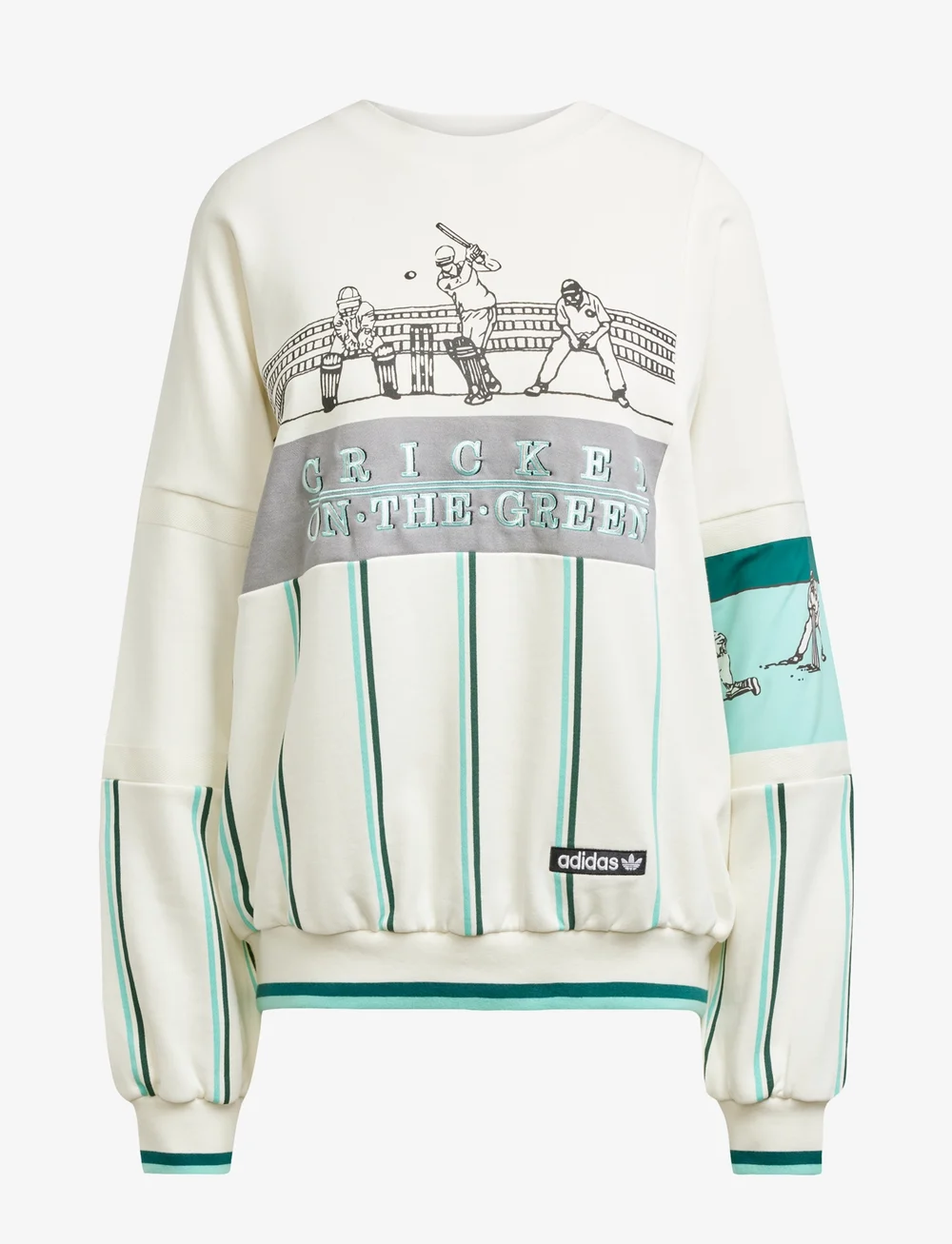 adidas Originals - GRAPHIC CREW - tops - owhite - 1