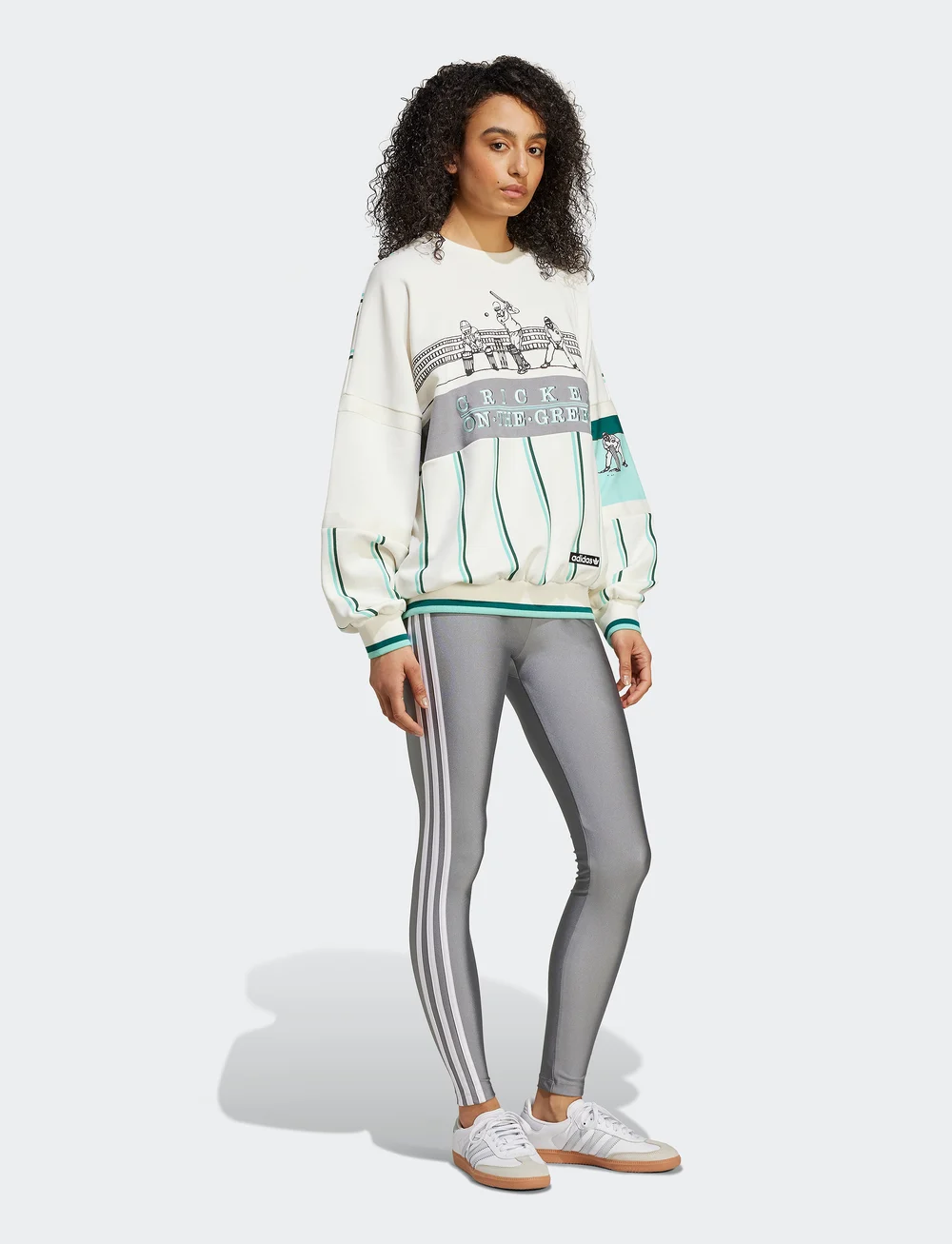 adidas Originals - GRAPHIC CREW - tops - owhite - 0