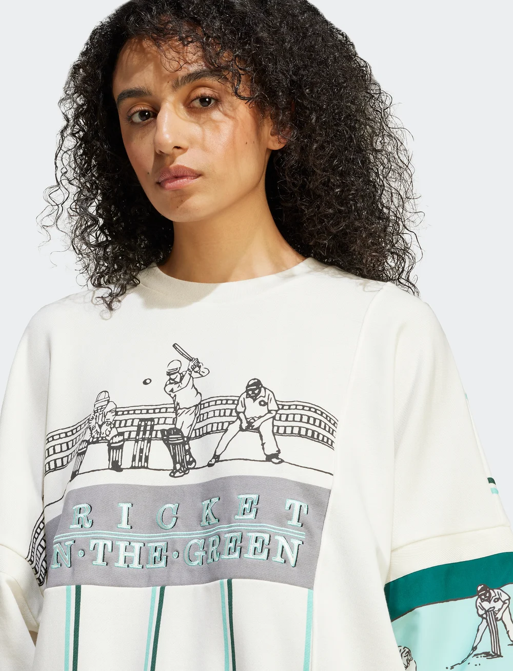 adidas Originals - GRAPHIC CREW - tops - owhite - 4