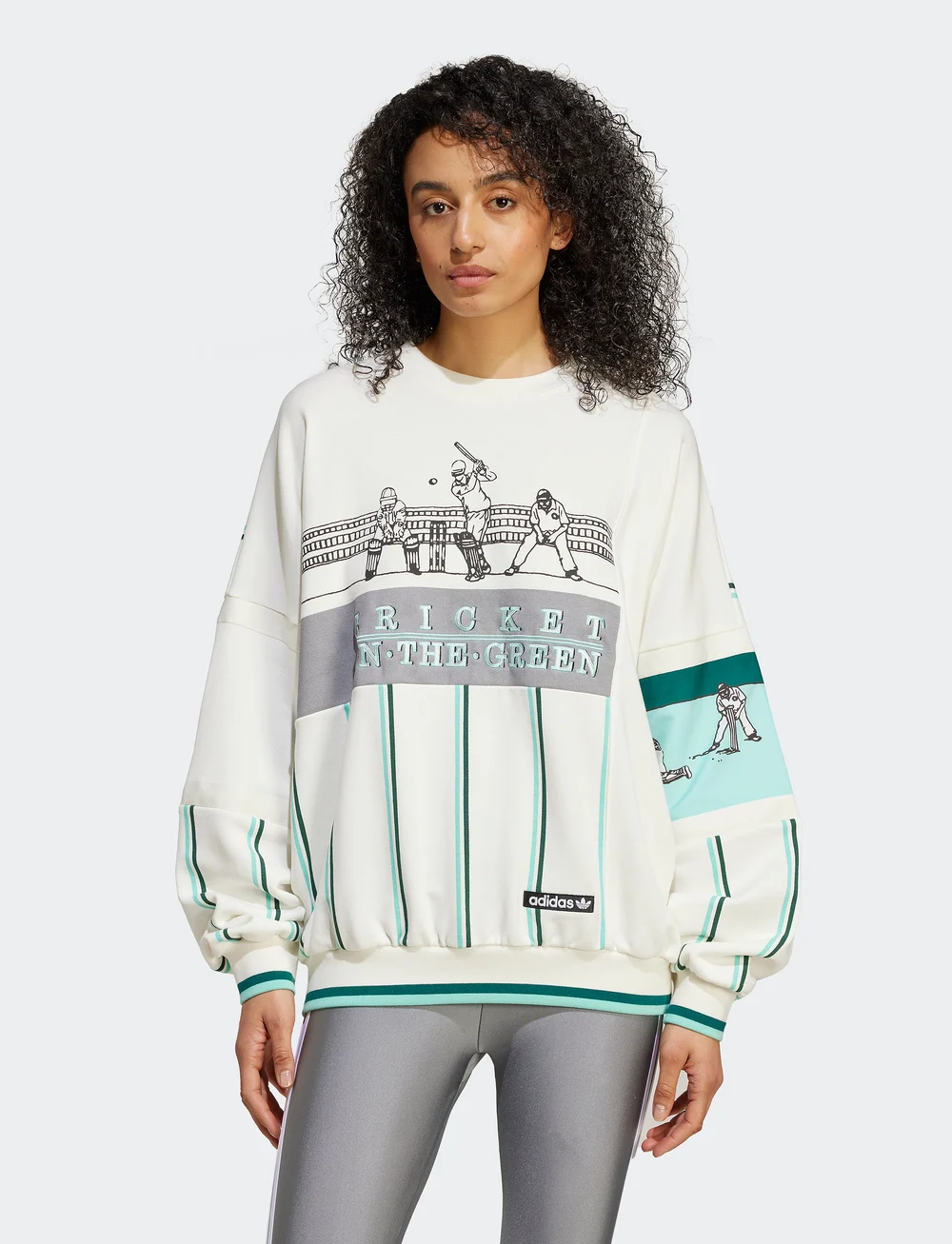 adidas Originals - GRAPHIC CREW - tops - owhite - 5