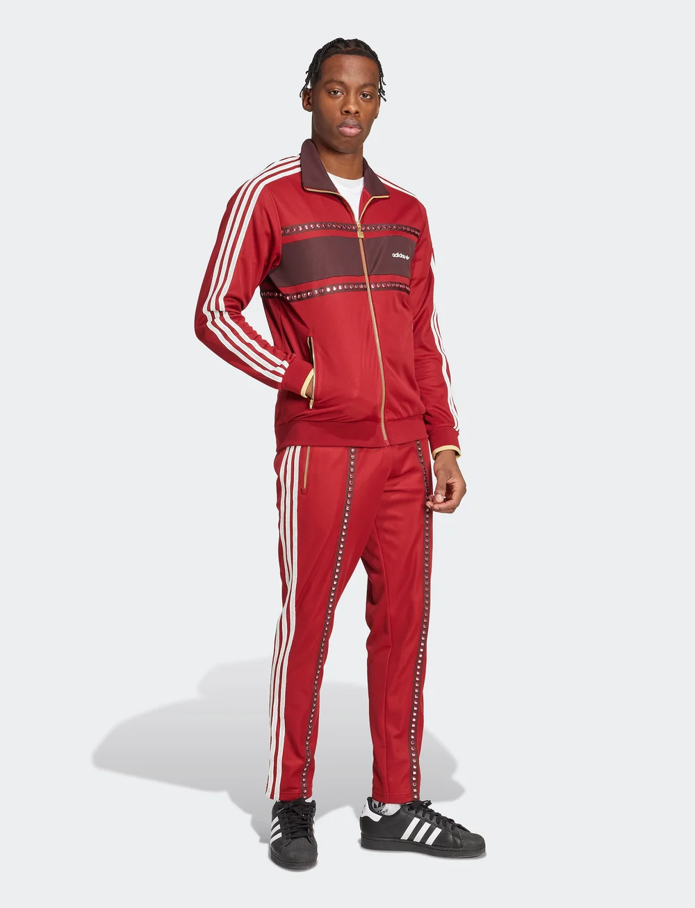 adidas Originals - TRACK TOP - alussärgid - rusred - 0