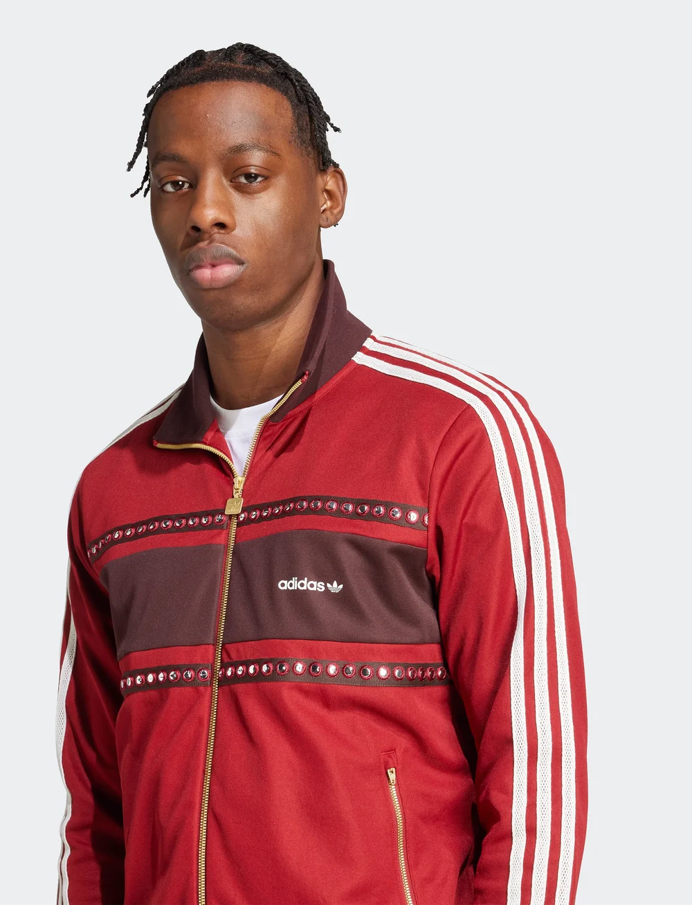 adidas Originals - TRACK TOP - alussärgid - rusred - 3