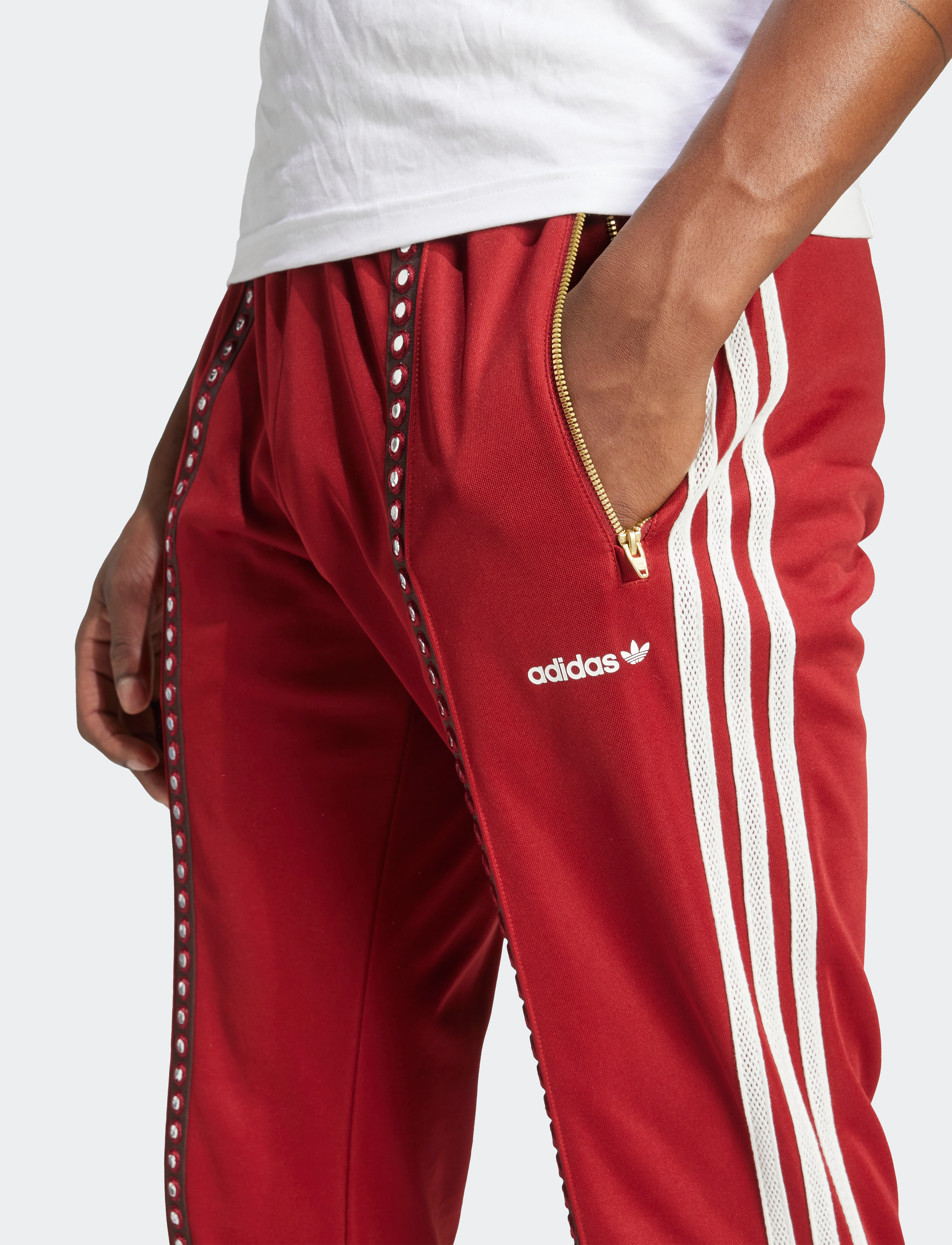 adidas Originals - TRACK PANT - housut - rusred - 5