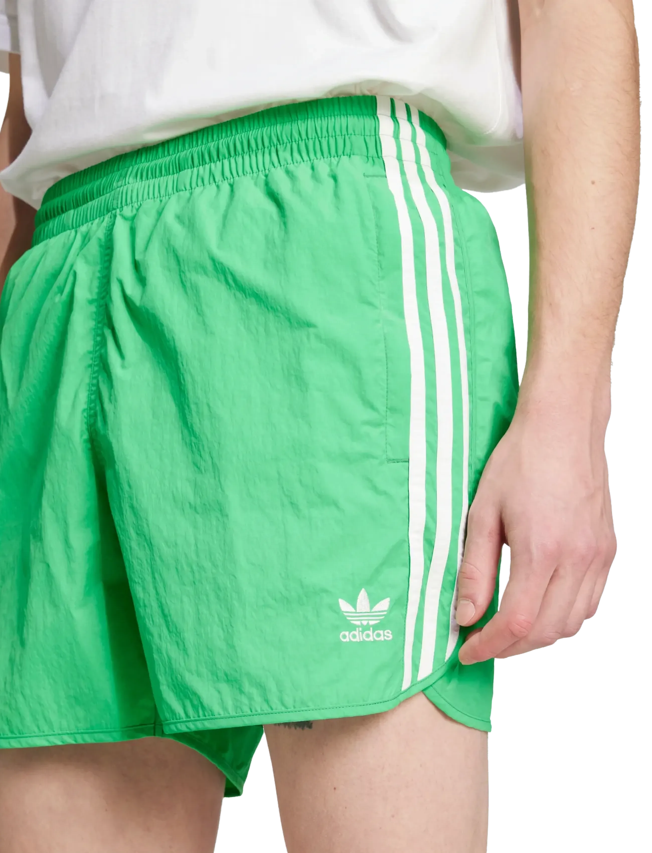 adidas Originals - SPRINTER SHORTS - jogging stuttbuxur - enegrn/white - 4