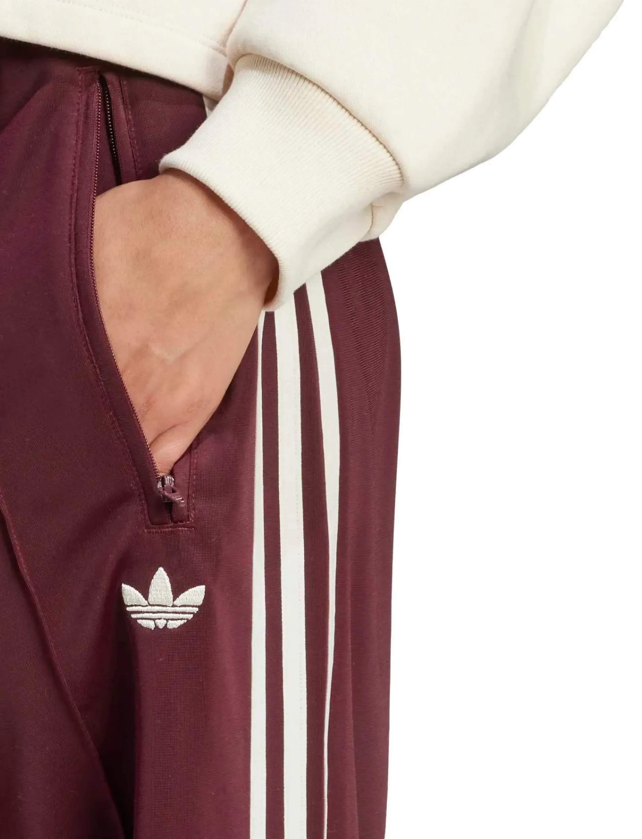 adidas Originals - FIREBIRD TP - trennipüksid - maroon/crewht - 4