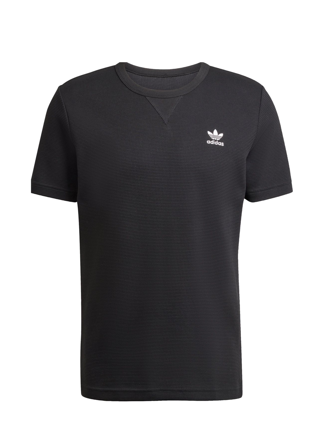 adidas Originals ESS W TEE - Clothing - BLACK/WHITE / black