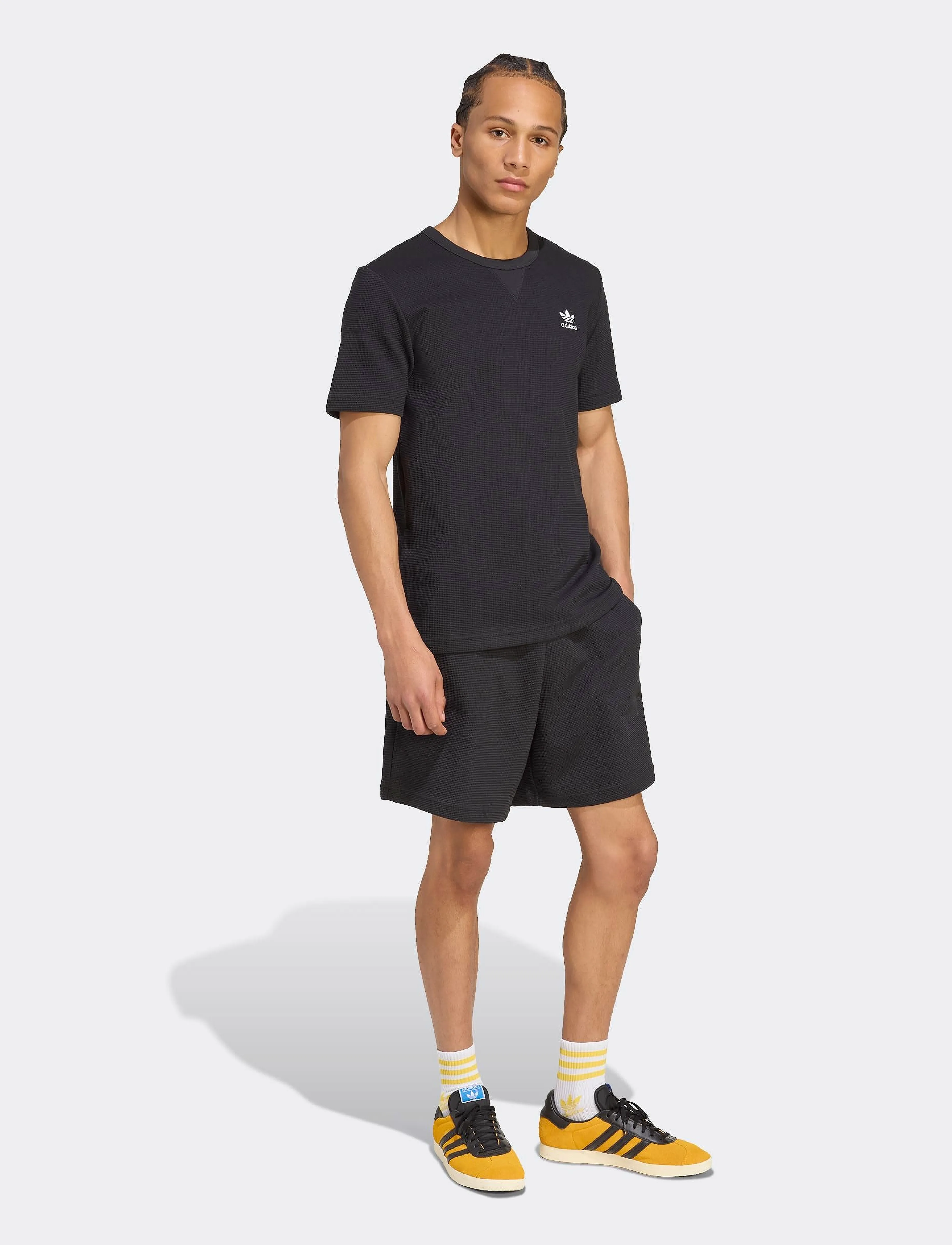 adidas Originals - ESS W TEE - oberteile & t-shirts - black/white - 5