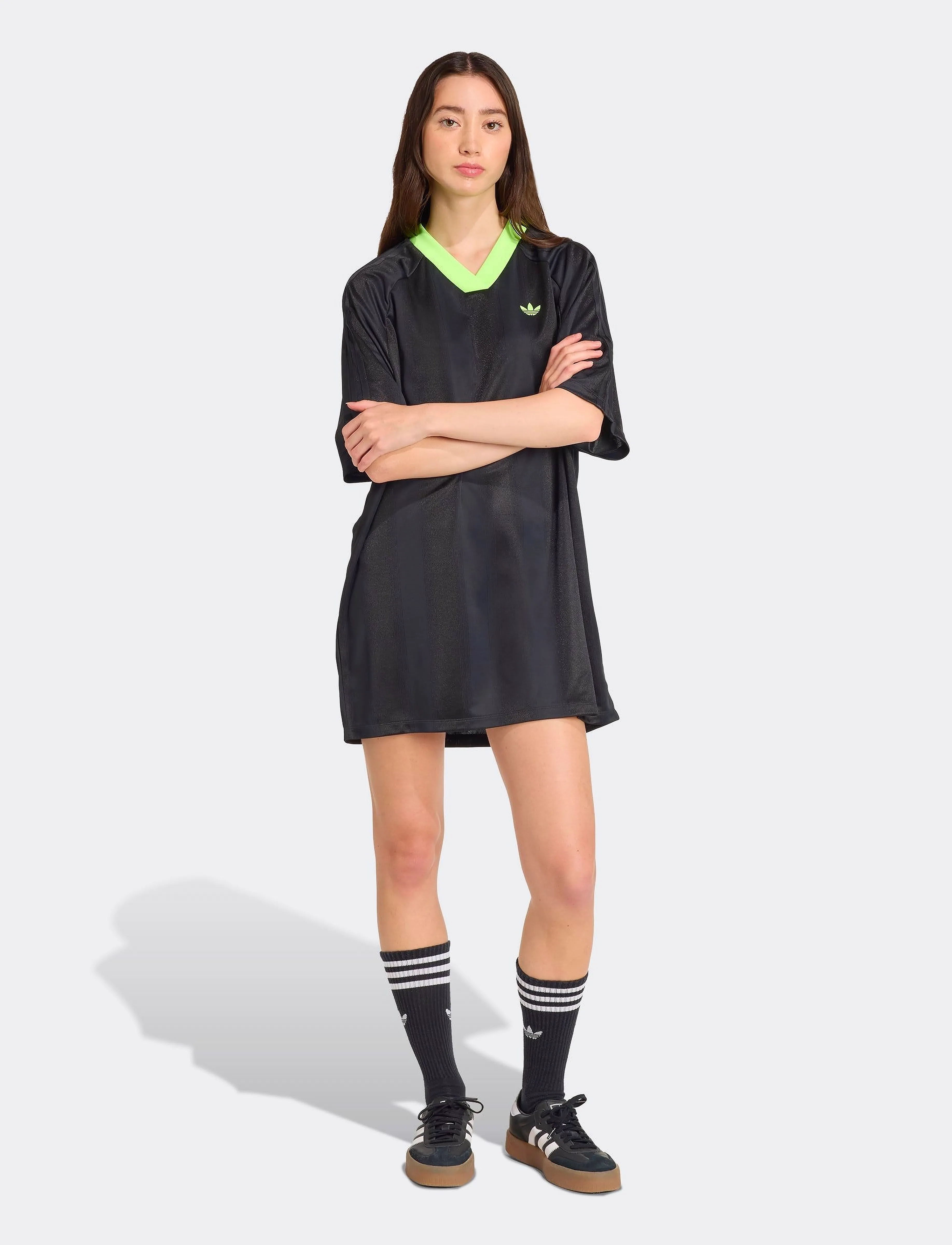 adidas Originals - JACQUARD DRESS - kleider & röcke - black/siggnr - 4