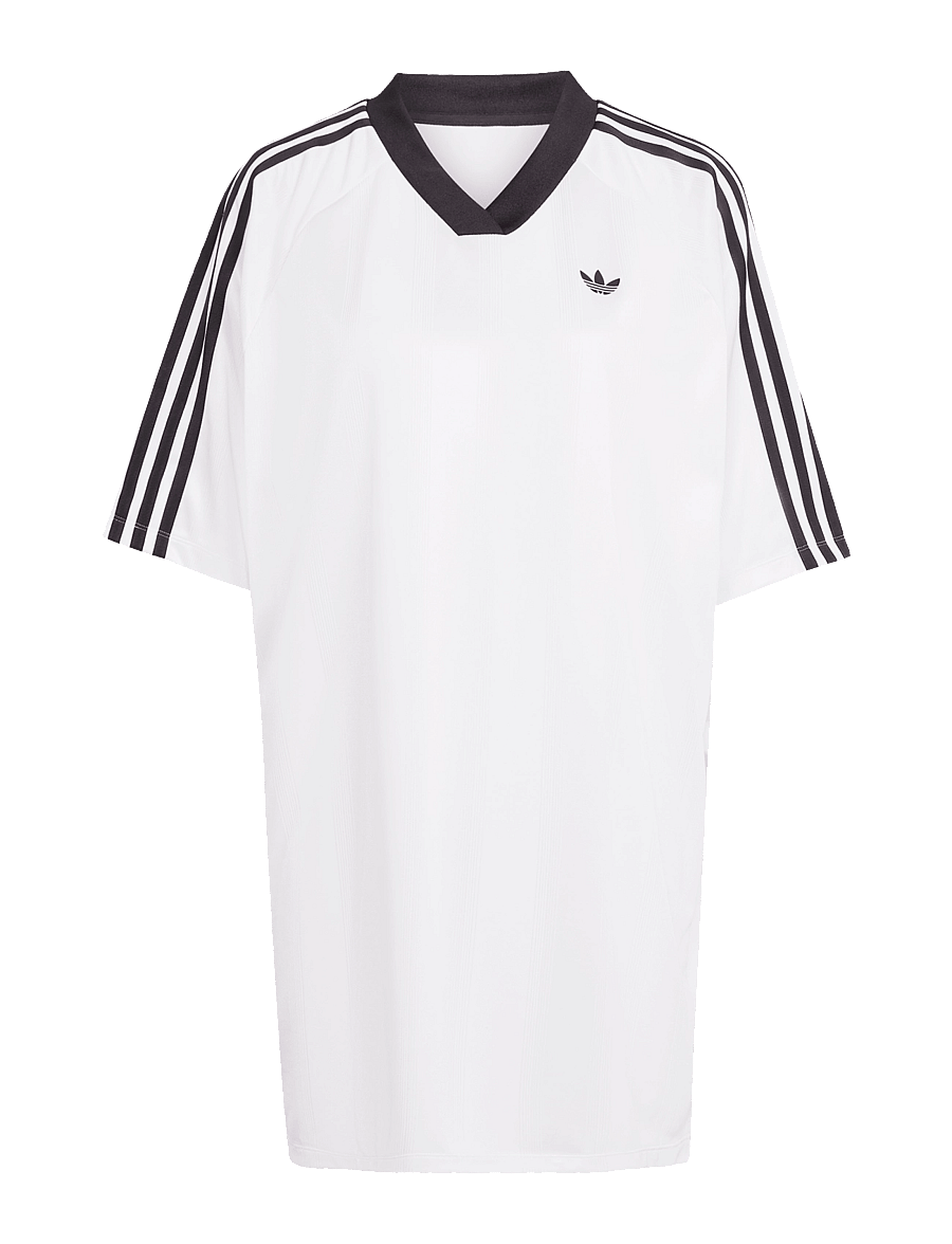 adidas Originals - JACQUARD DRESS - kleider & röcke - white/black - 1