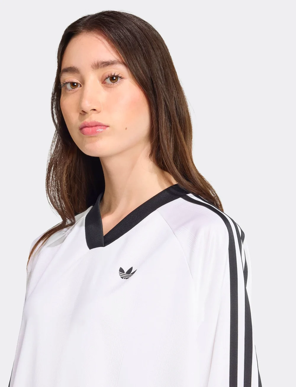 adidas Originals - JACQUARD DRESS - kleider & röcke - white/black - 2