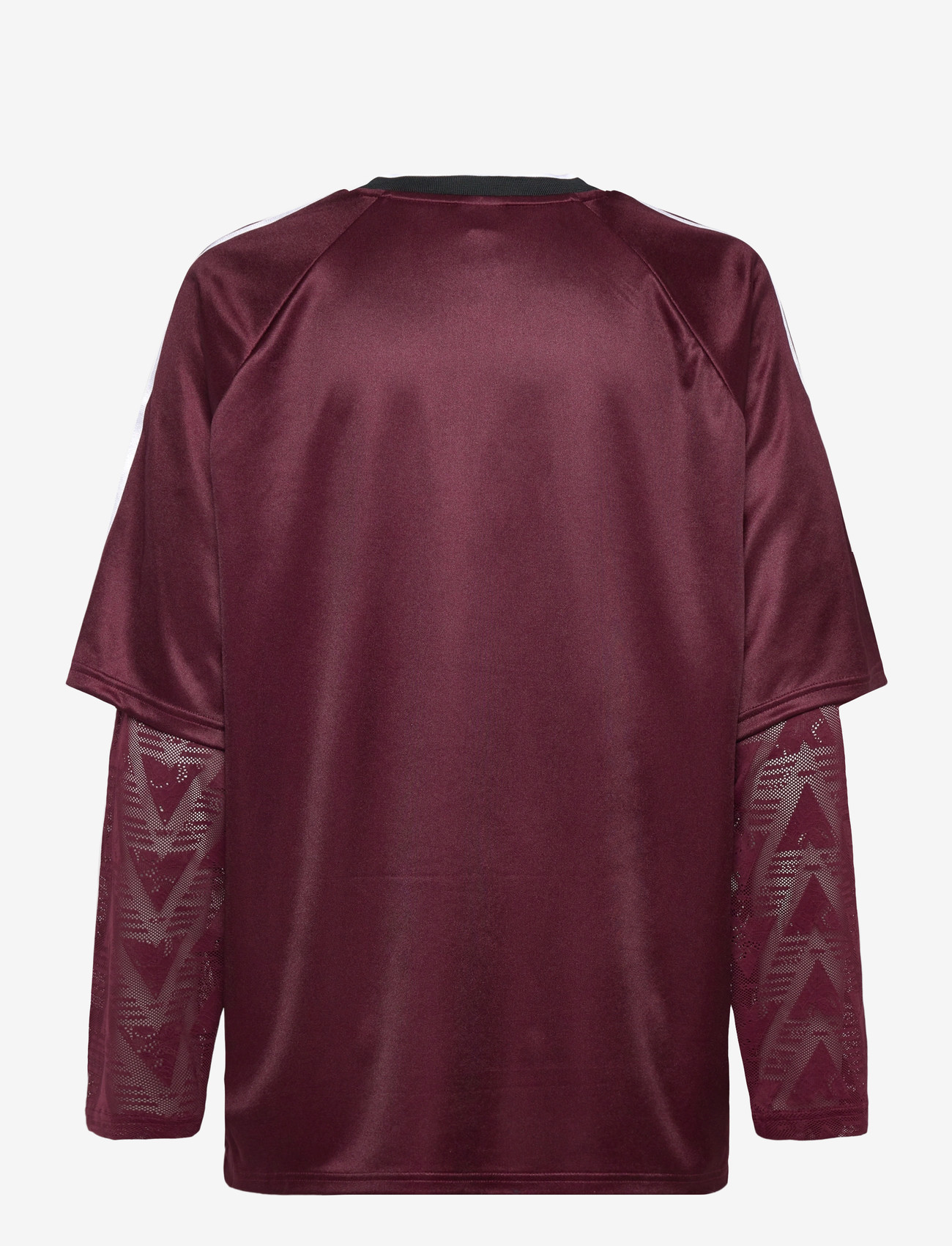 adidas Originals - LACE LS JERSEY - långärmade tröjor - maroon - 1