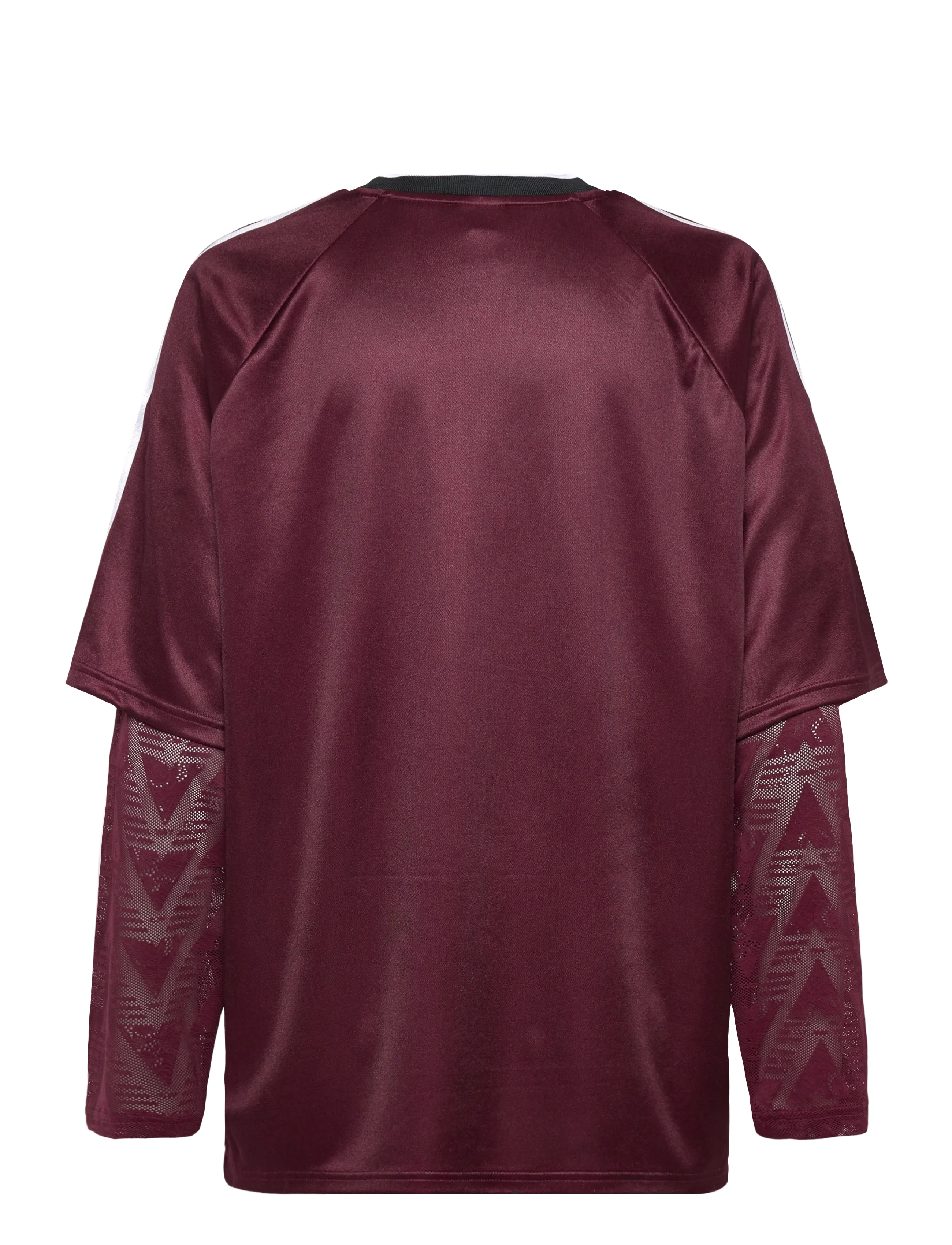 adidas Originals - LACE LS JERSEY - langærmede t-shirts - maroon - 2