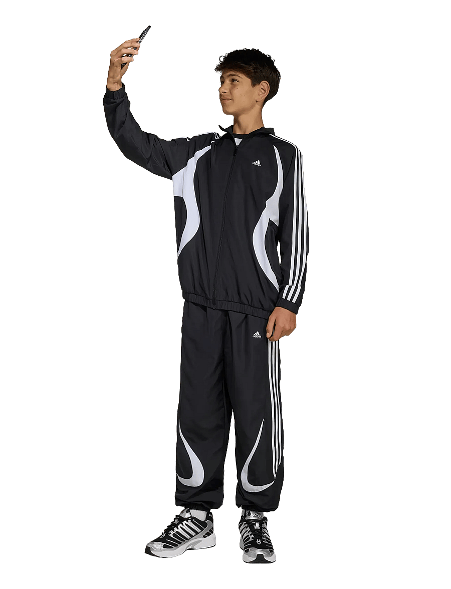 adidas Originals - TEAMGEIST LO TT - sweatshirts - black/white/white/whi - 0