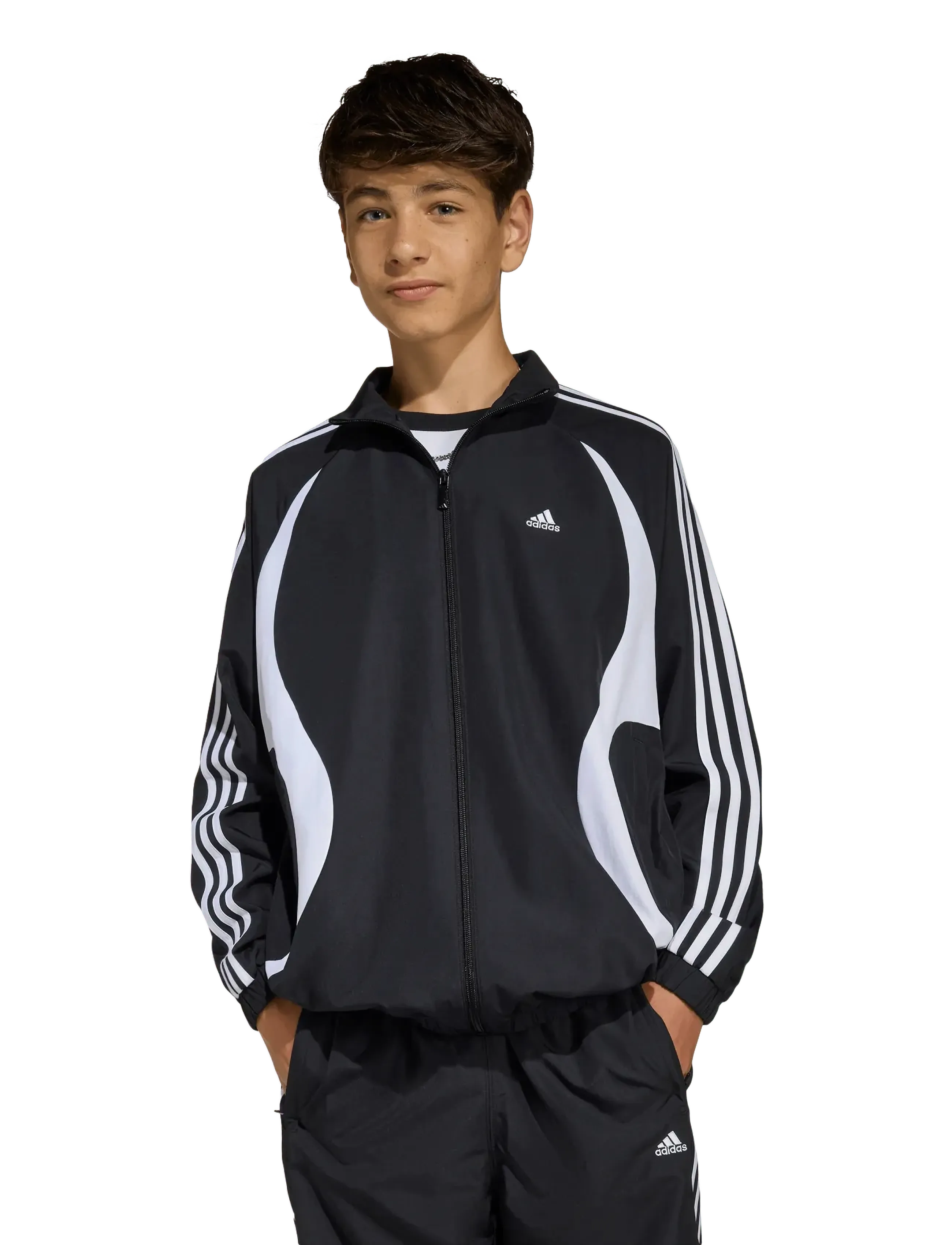 adidas Originals - TEAMGEIST LO TT - sweatshirts - black/white/white/whi - 5