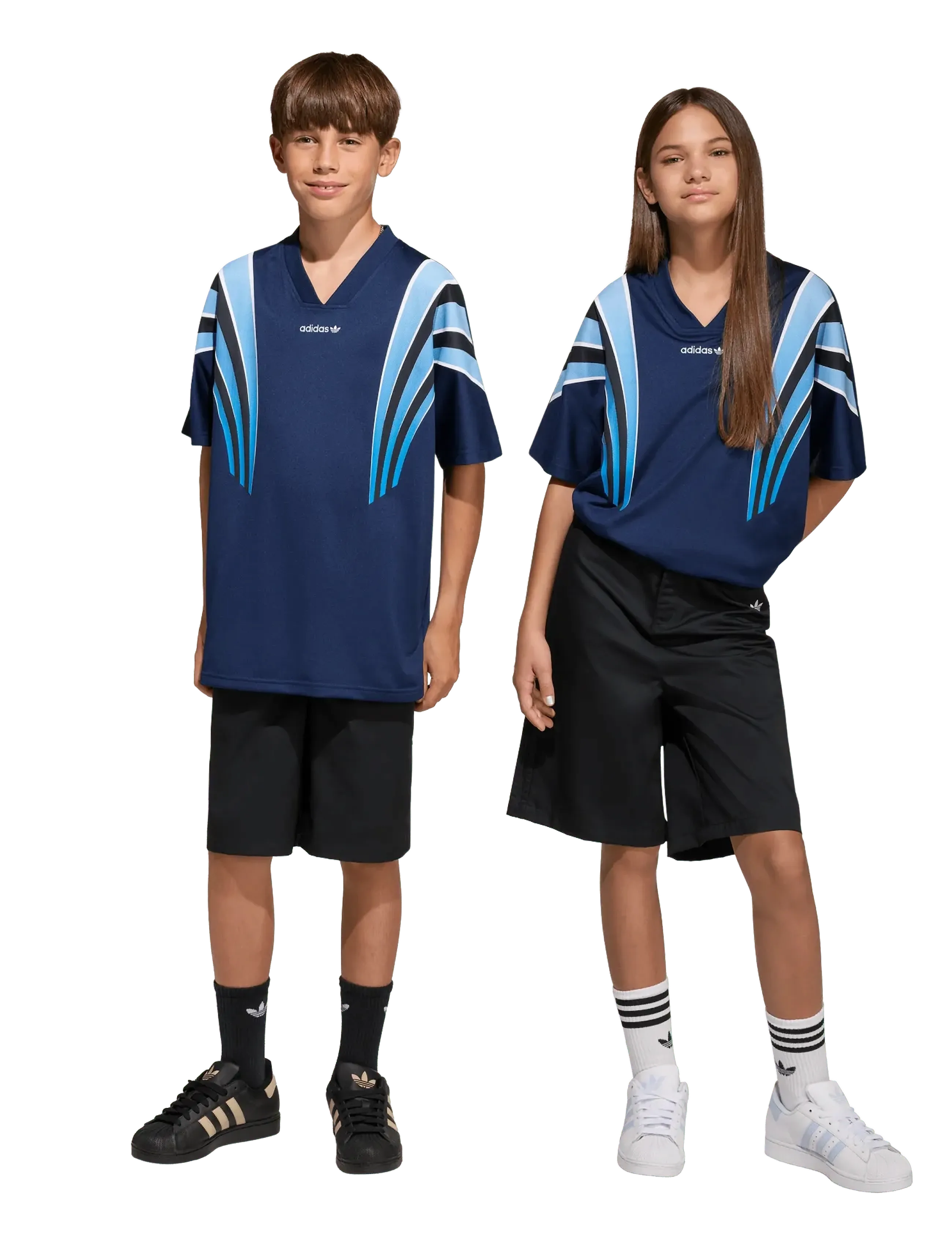 adidas Originals TWILL JORTS - Riided - BLACK / black