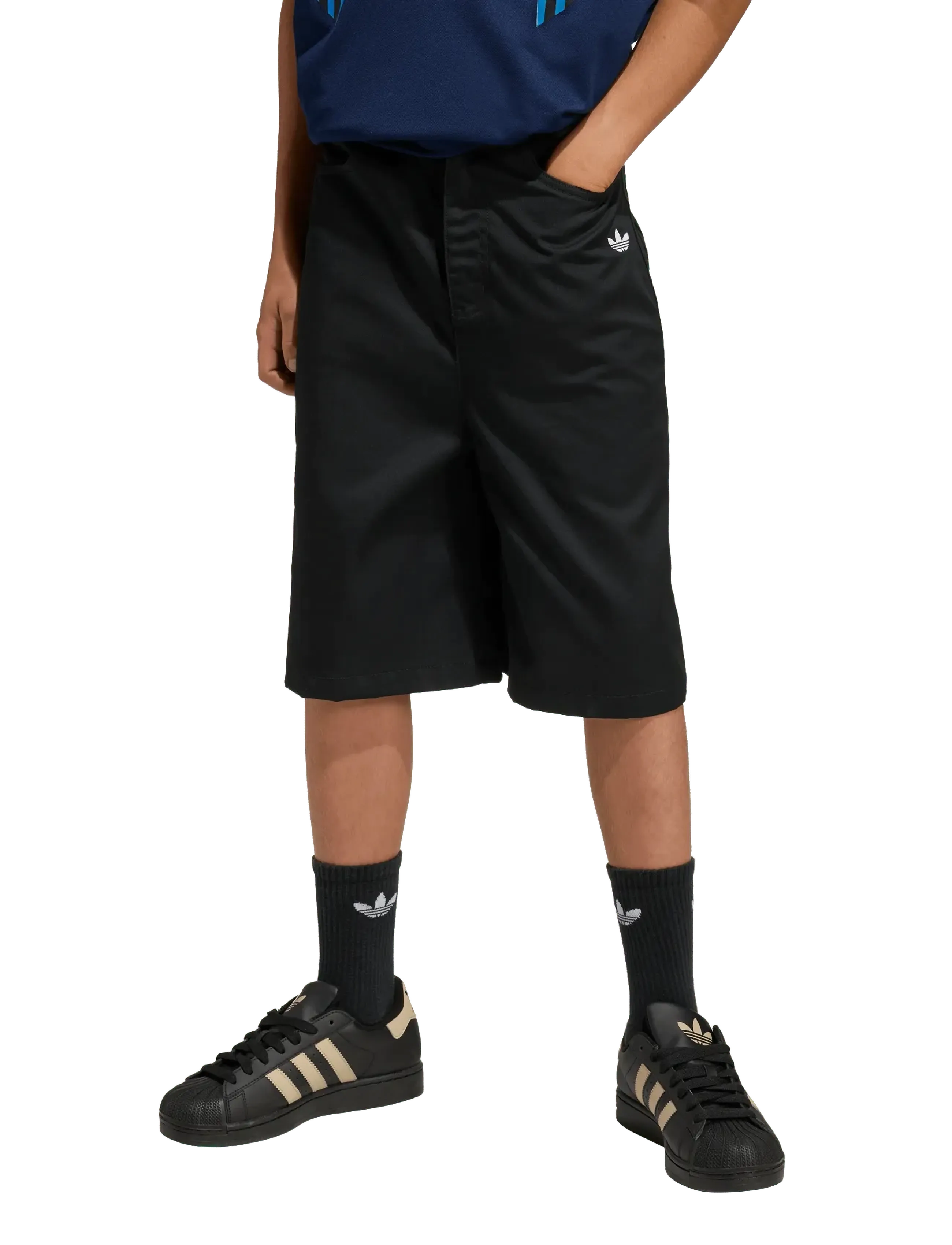 adidas Originals - TWILL JORTS - shorts de sport - black - 4