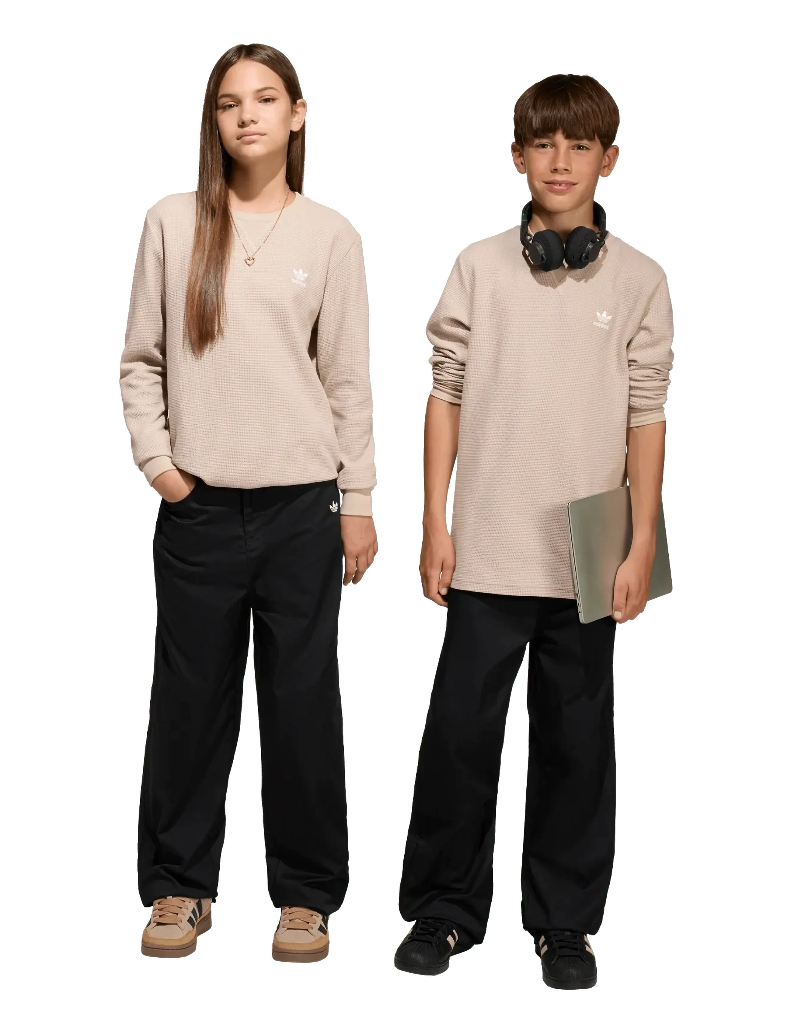 adidas Originals - TWILL PANTS - chinos - black - 5