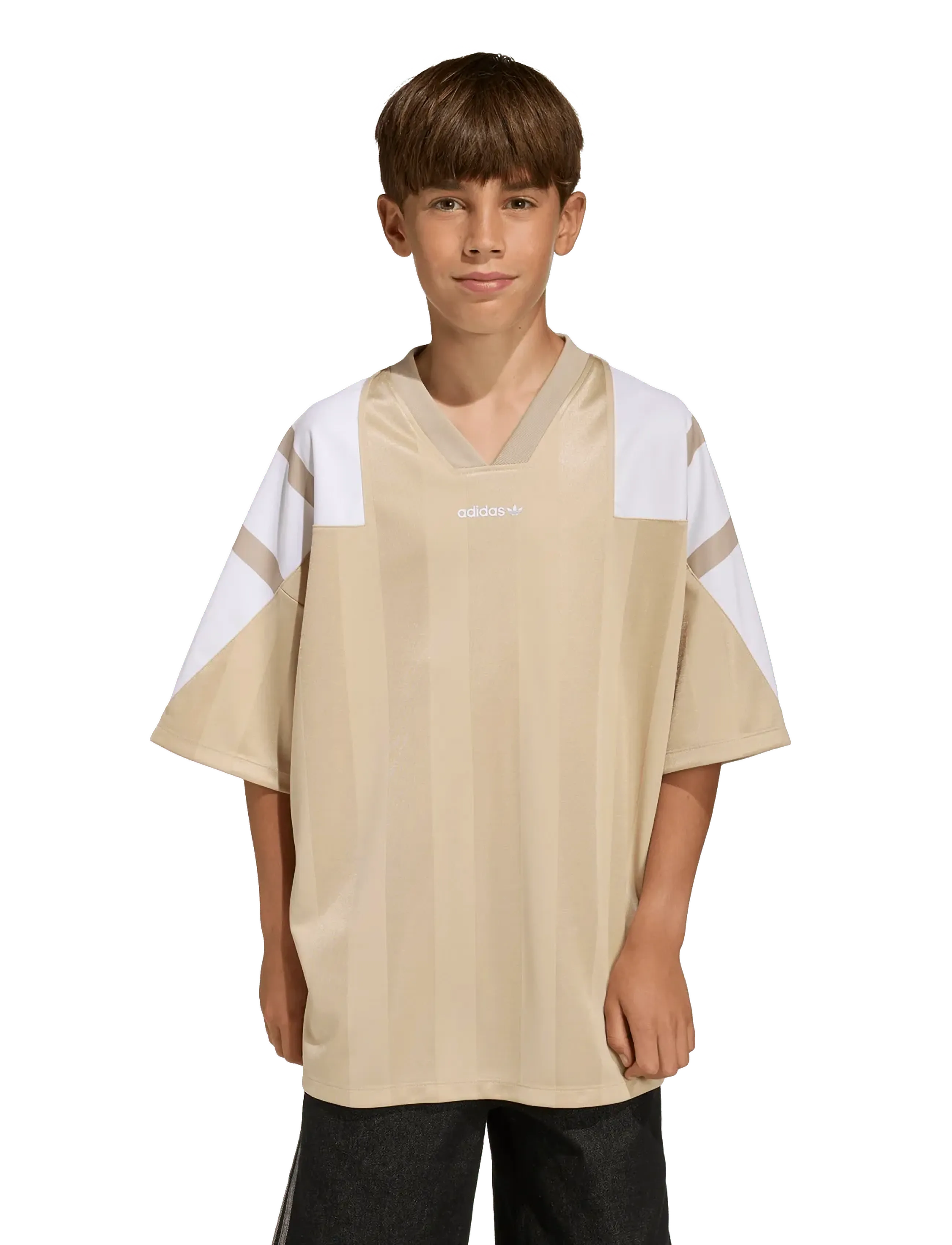 adidas Originals OS BLOCKED JSYT - Sports tops - STOKHA / beige