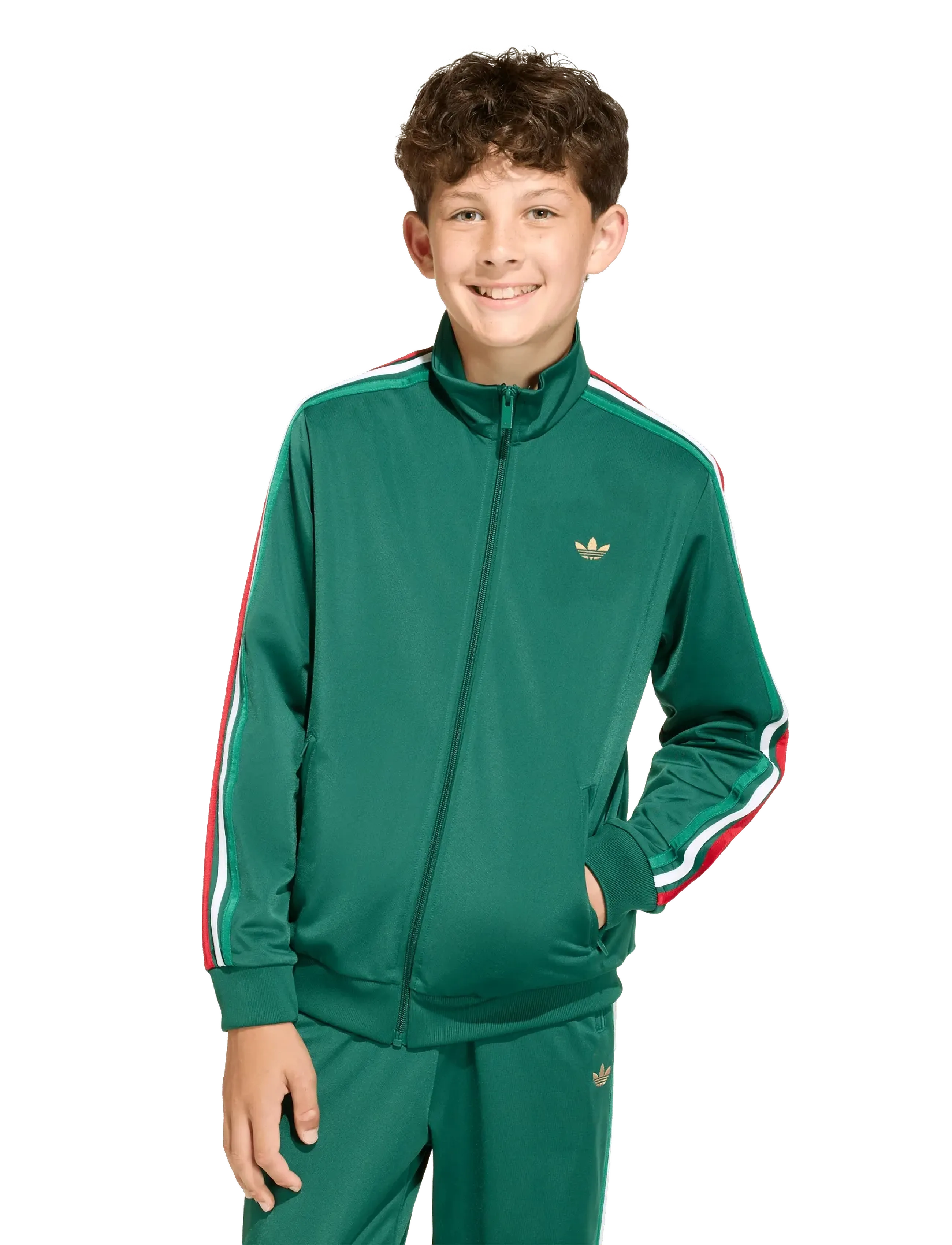 adidas Originals - FIREBIRD LO TT - sweatshirts - drkgrn/drfogo - 5